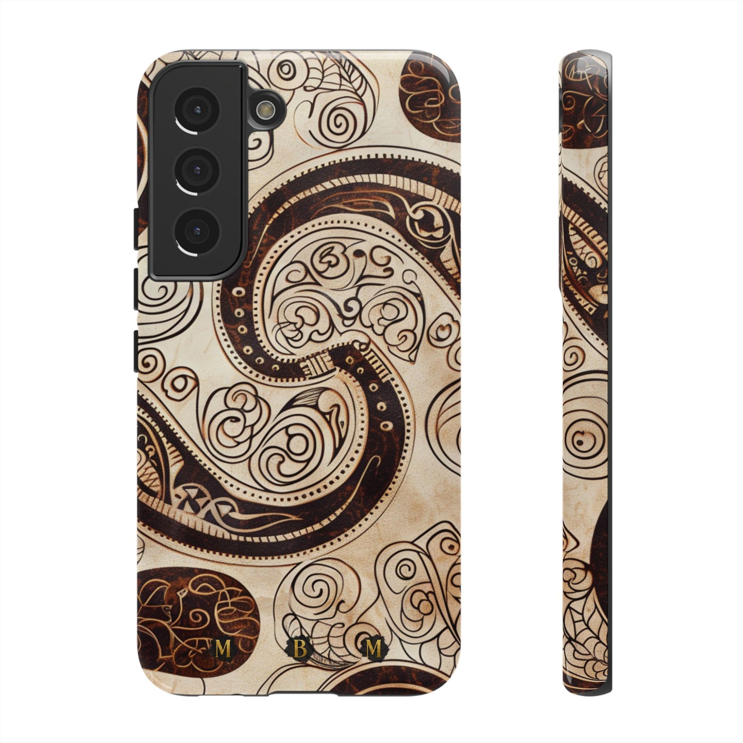 Sepia Scroll Samsung Galaxy S Tough Case