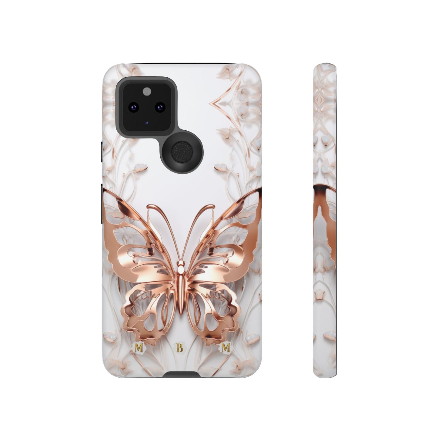 Rose Gold Butterfly Google Pixel Tough Case