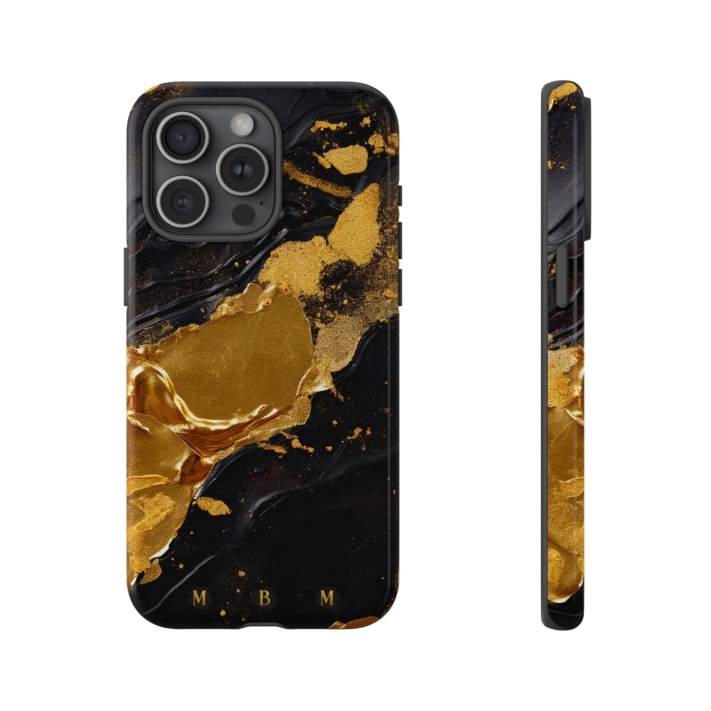 Black Gold iPhone Tough Case