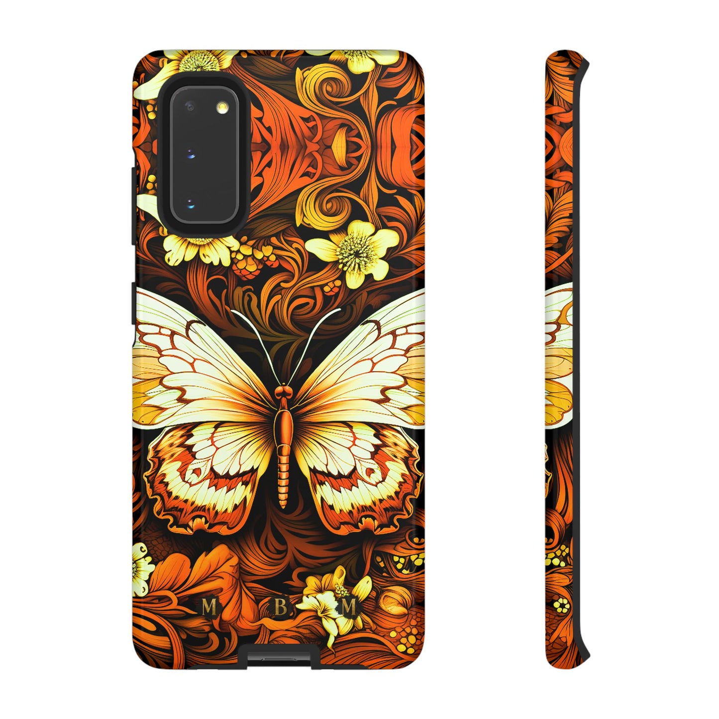 Vintage Orange Samsung Galaxy S Tough Case