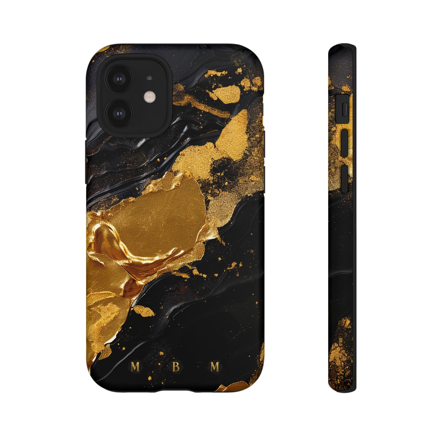 Black Gold iPhone Tough Case
