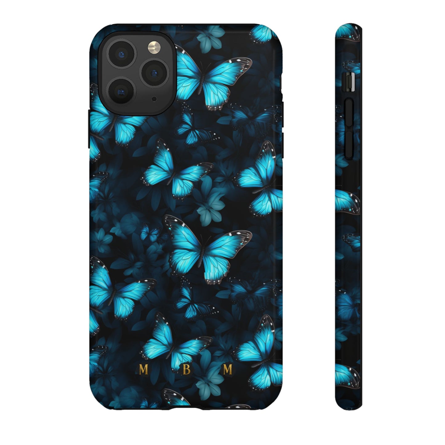 Blue Butterflies iPhone Tough Case