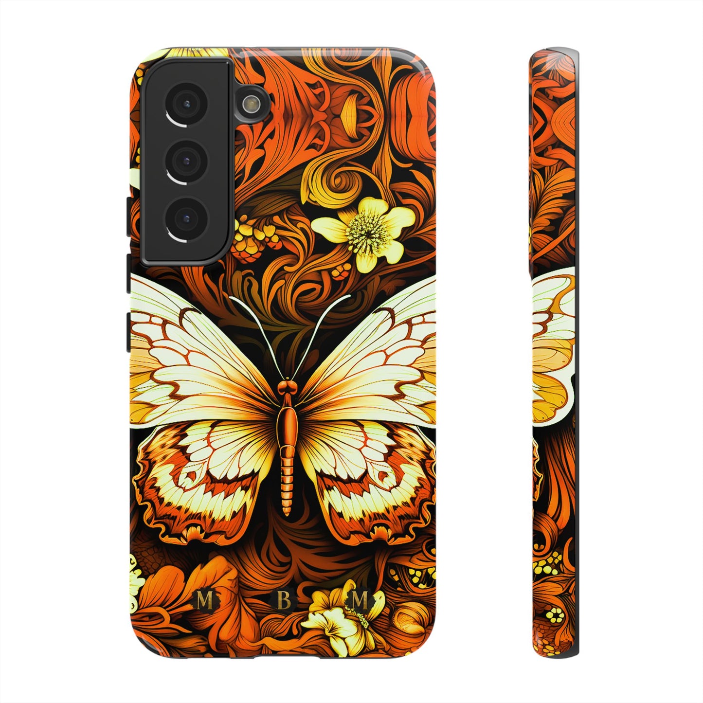 Vintage Orange Samsung Galaxy S Tough Case