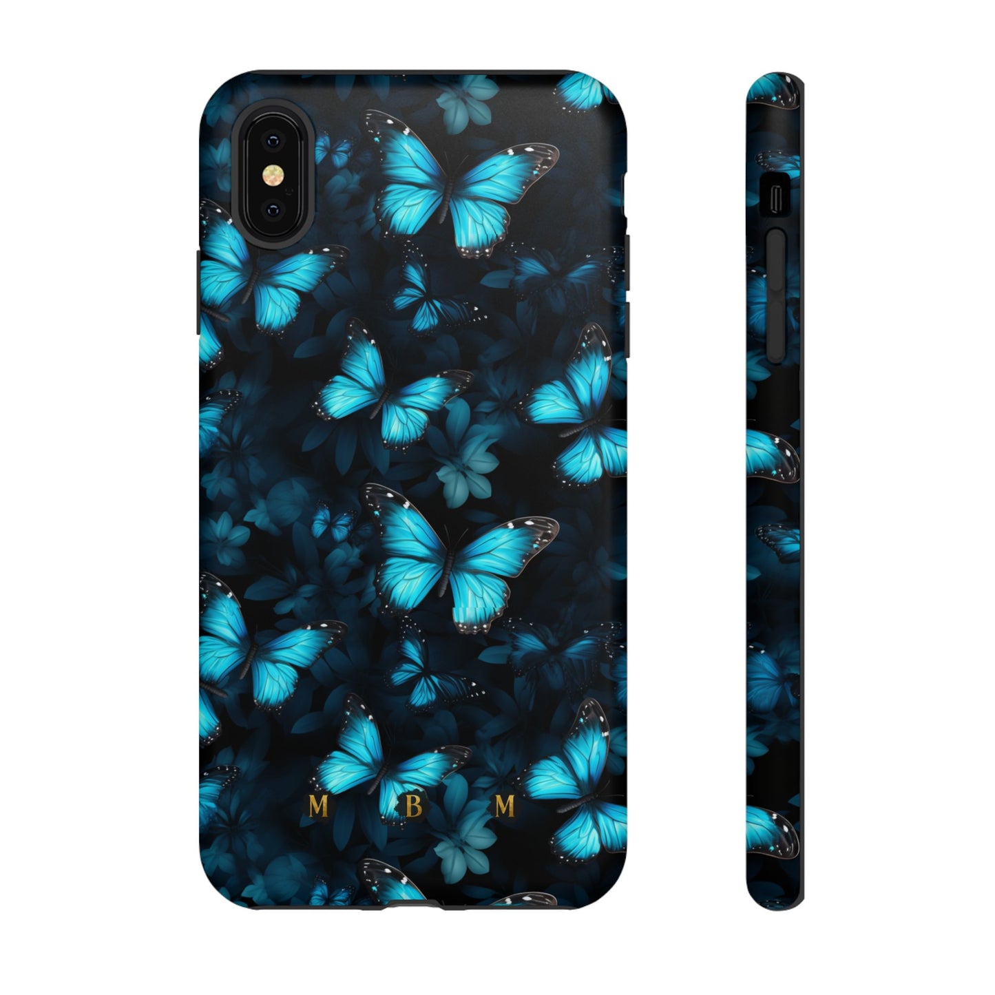 Blue Butterflies iPhone Tough Case