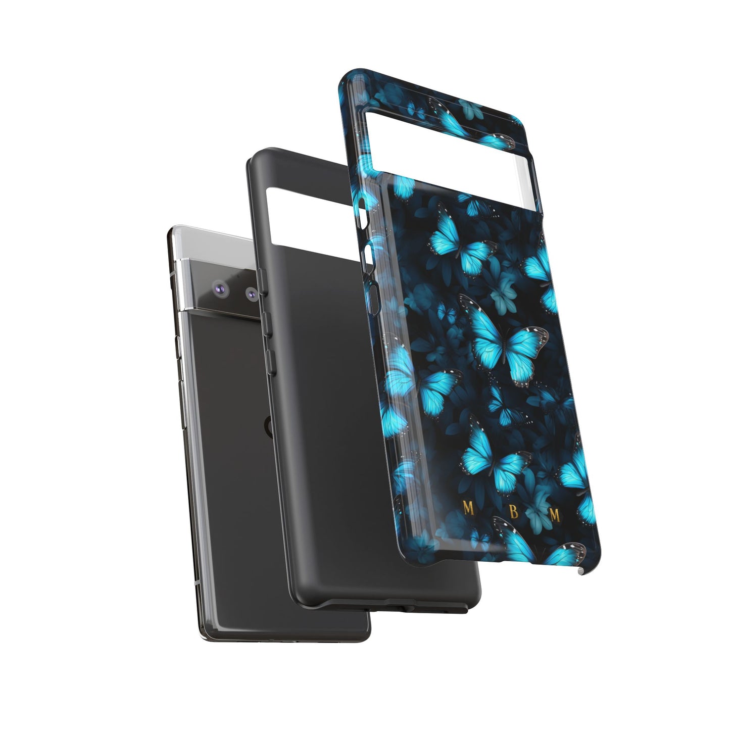 Blue Butterflies Google Pixel Tough Case