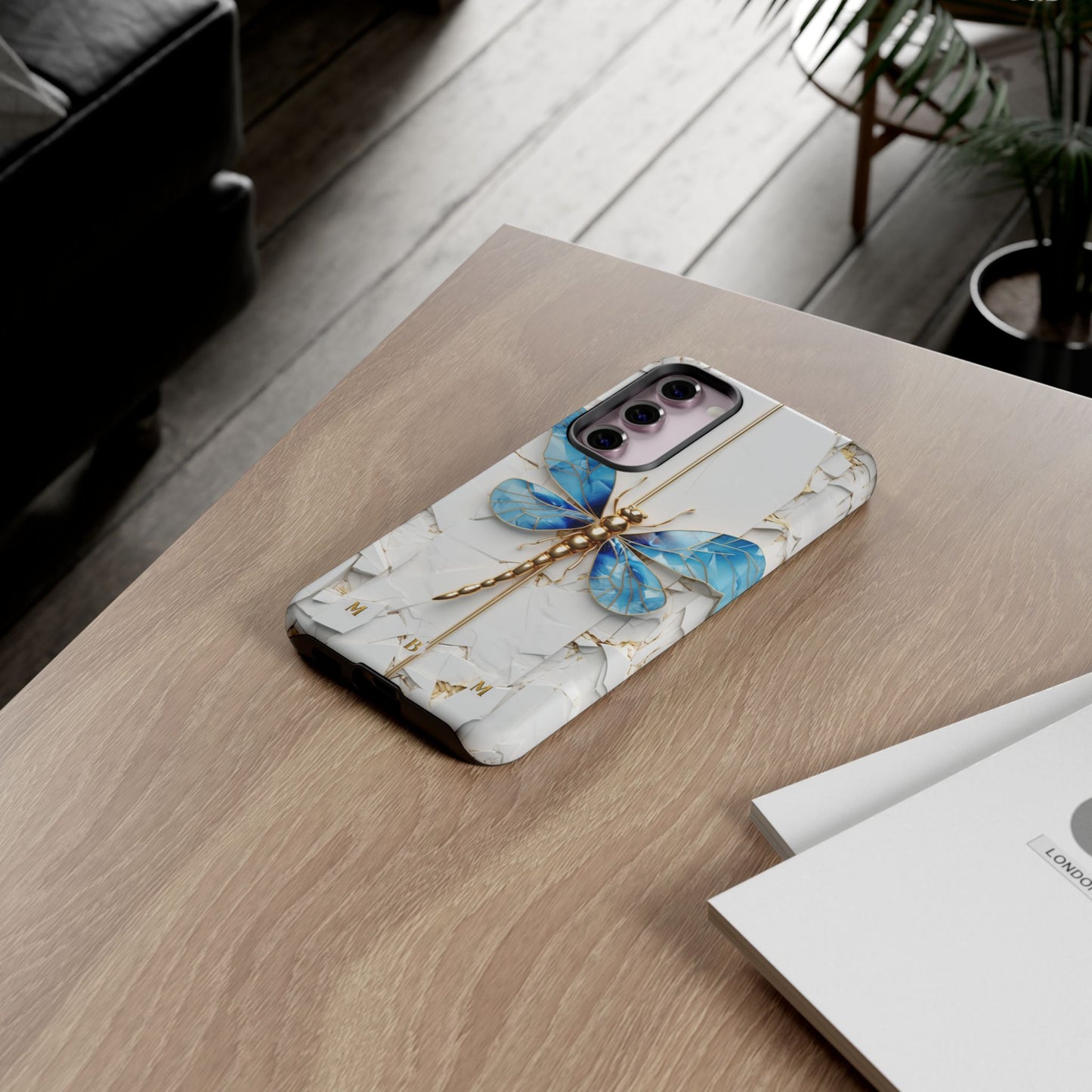 Dragonfly Blue Samsung Galaxy S Tough Case