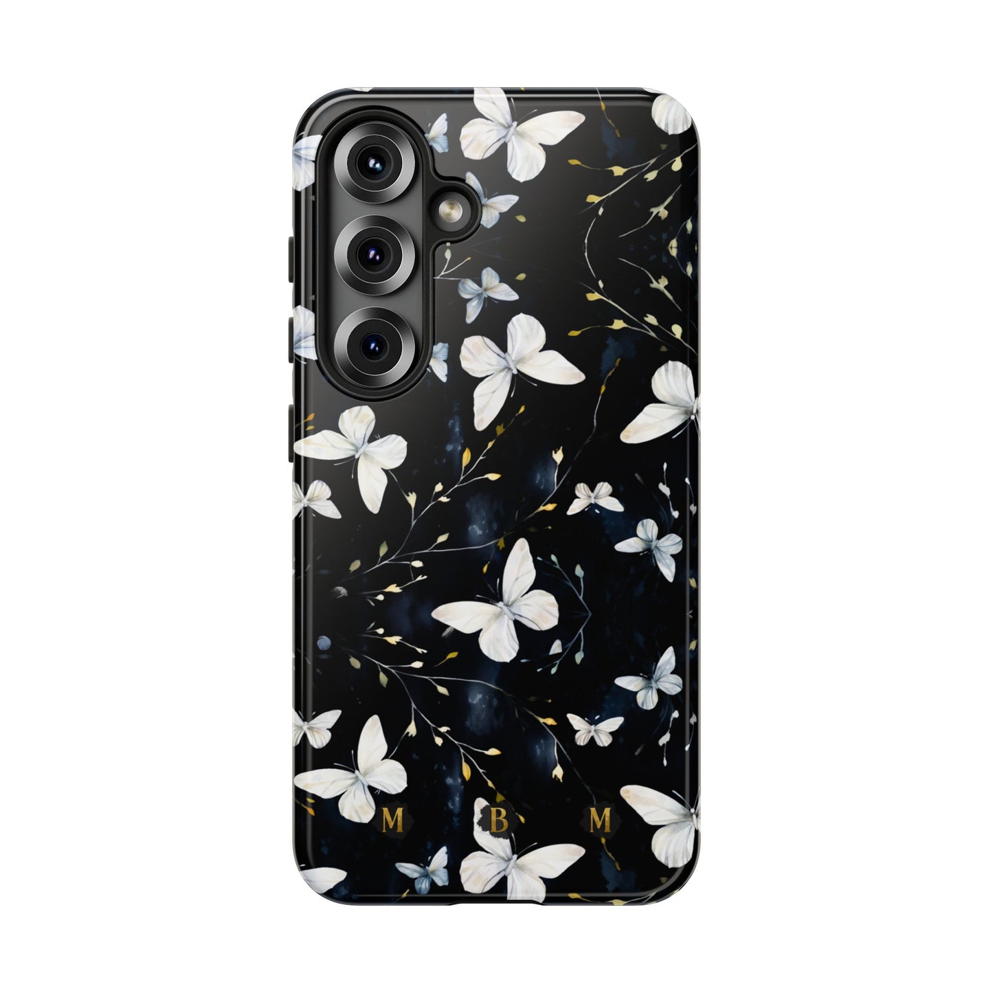 White Butterflies Samsung Galaxy S Tough Case