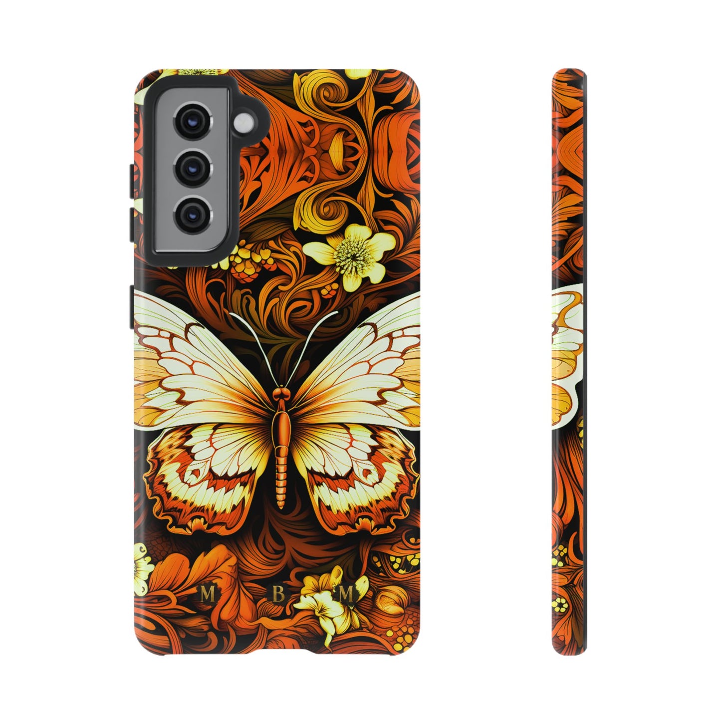 Vintage Orange Samsung Galaxy S Tough Case