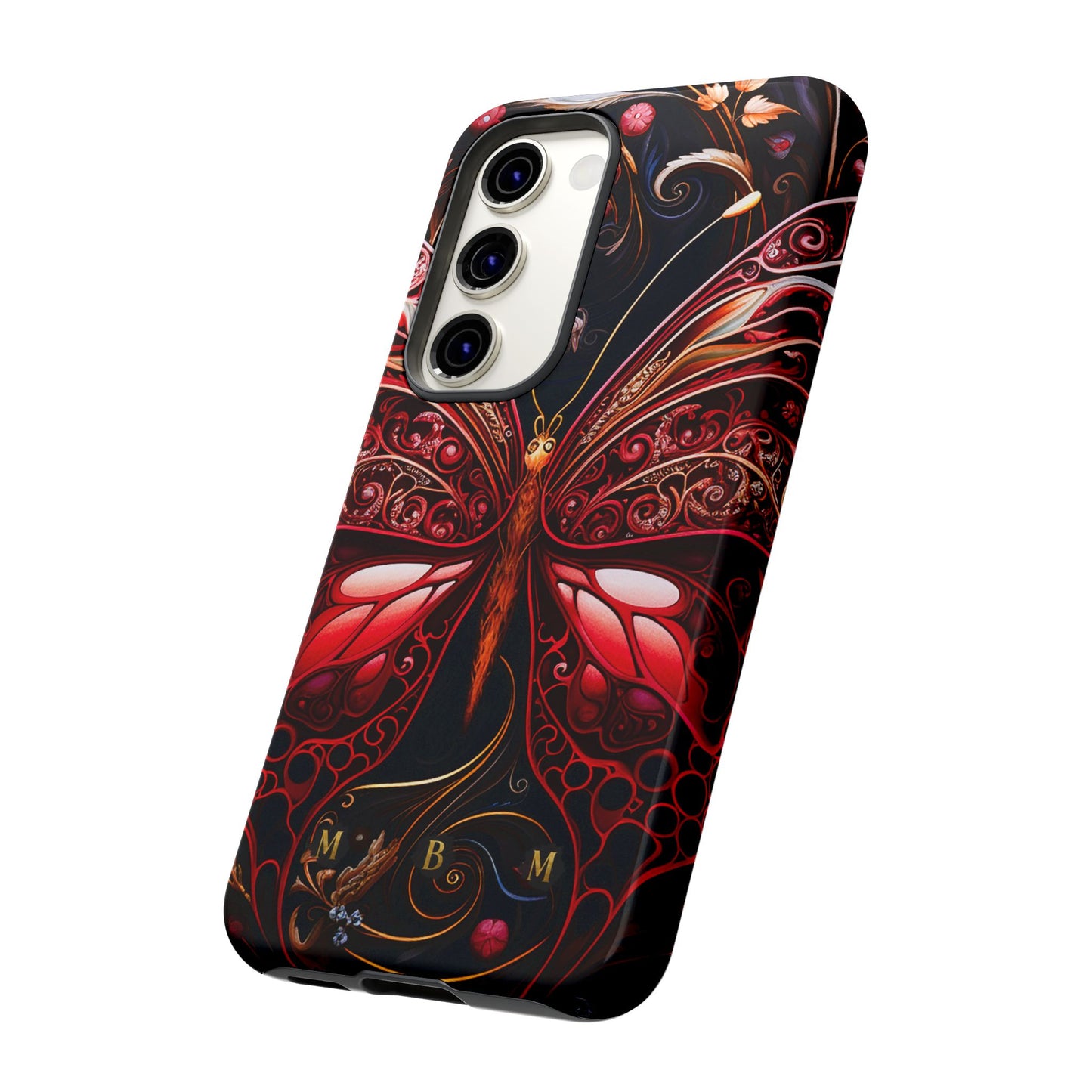Red Butterfly Samsung Galaxy S Tough Case