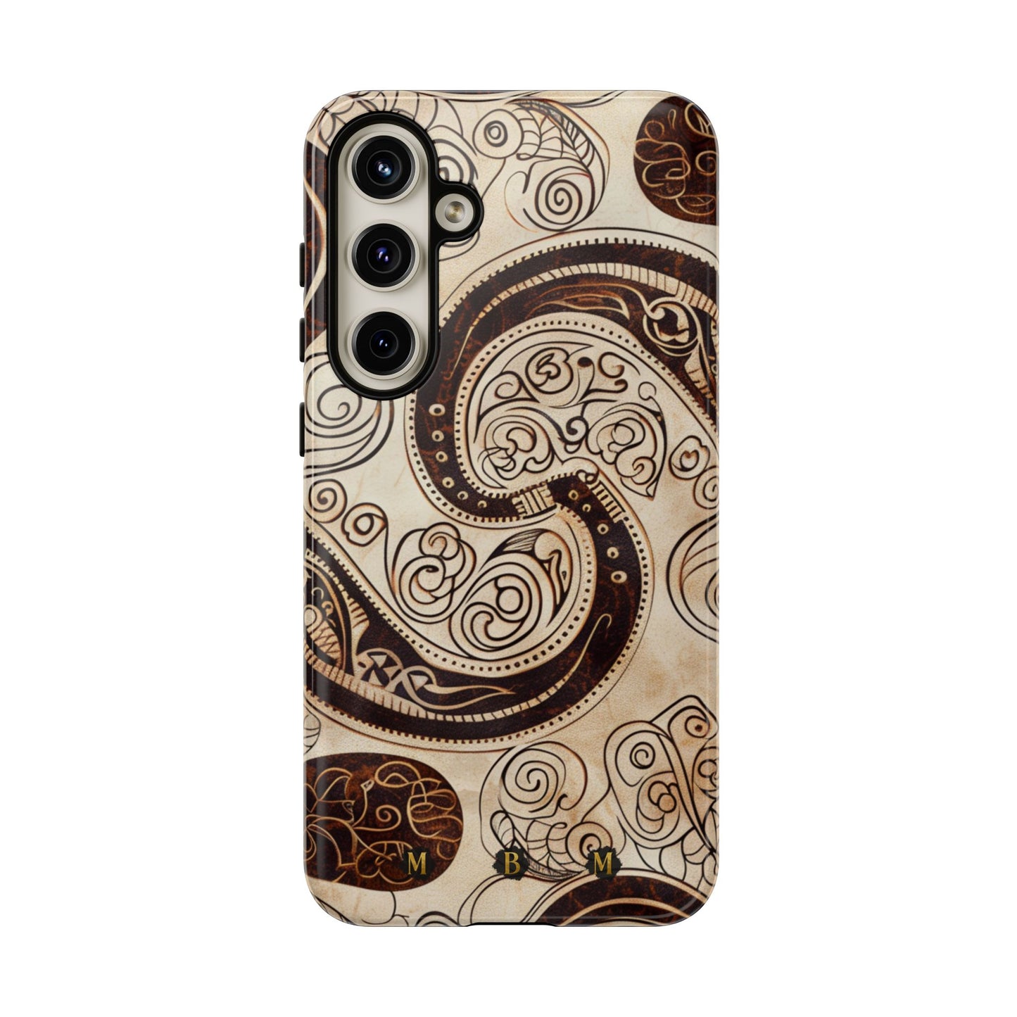 Sepia Scroll Samsung Galaxy S Tough Case