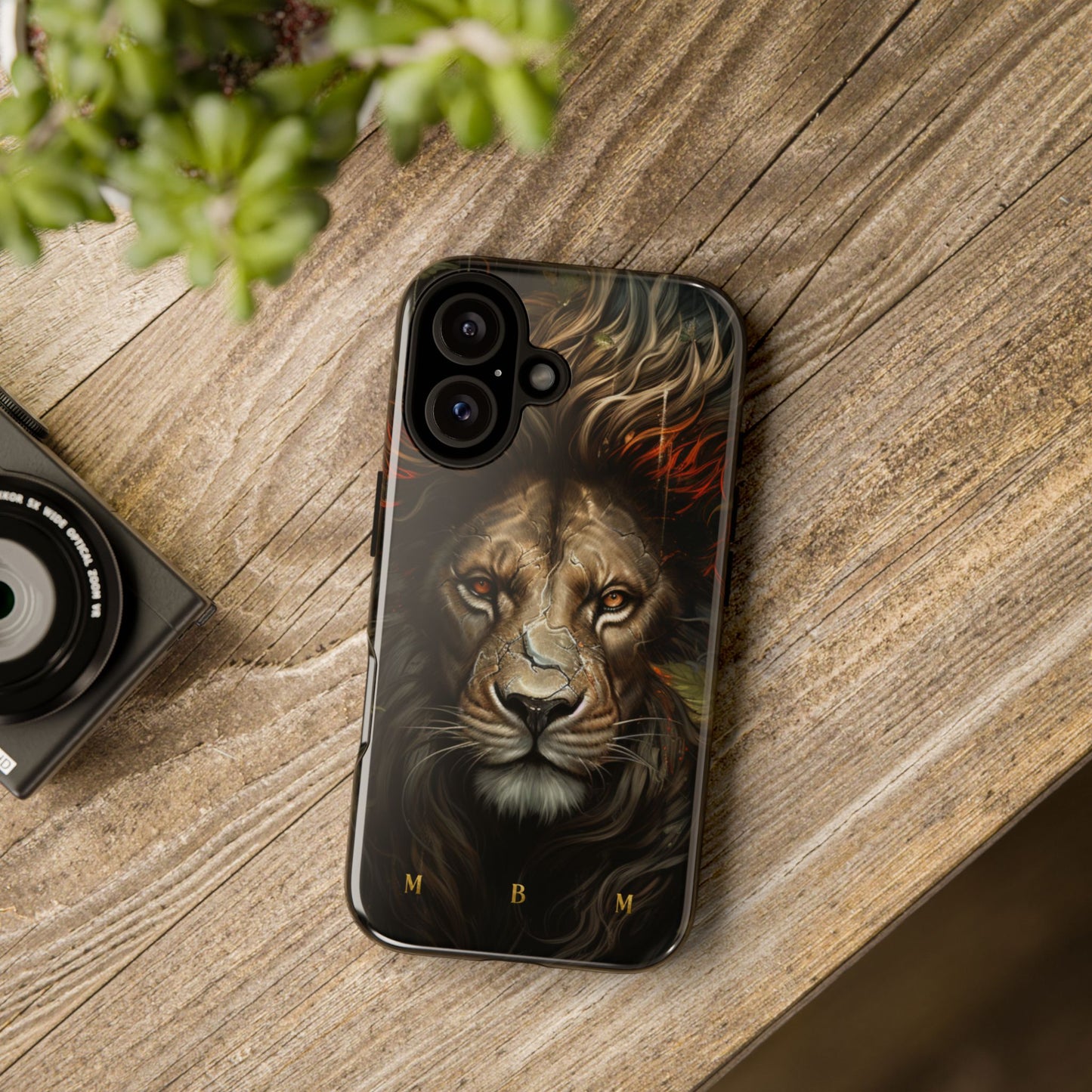 Dark Lion iPhone Tough Case