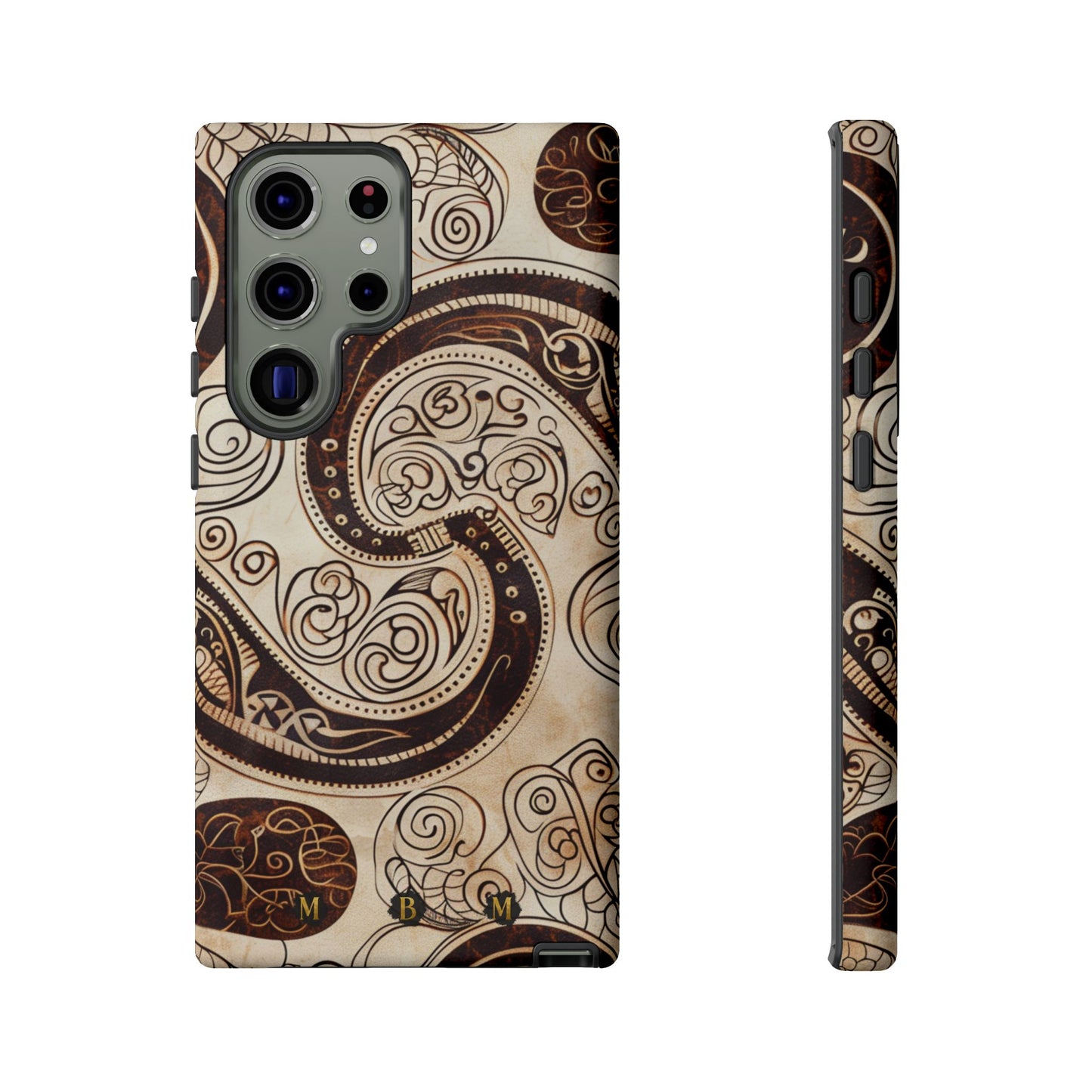 Sepia Scroll Samsung Galaxy S Tough Case