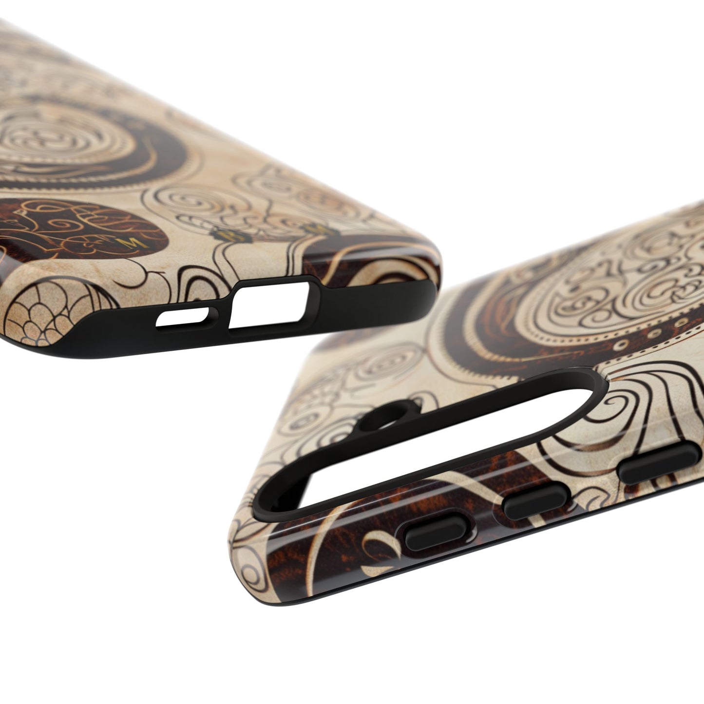Sepia Scroll Samsung Galaxy S Tough Case