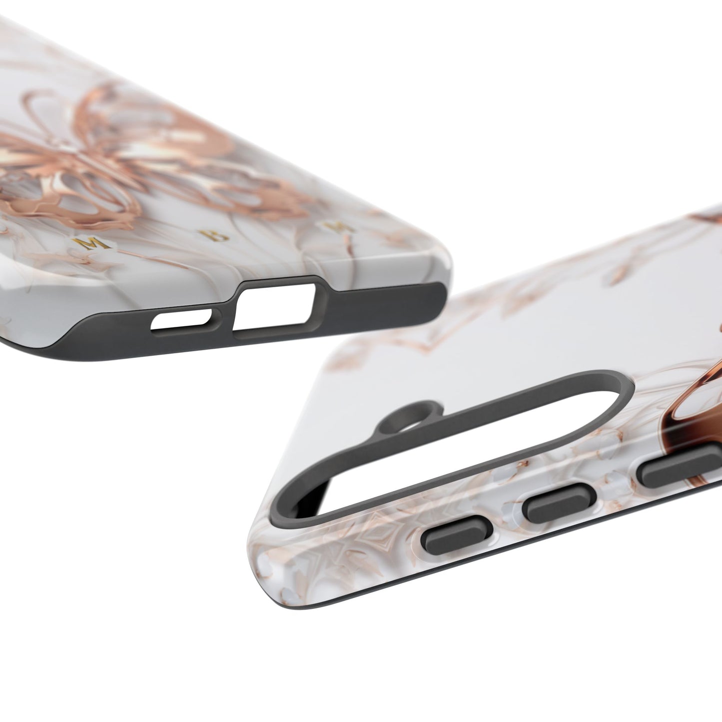 Rose Gold Butterfly Samsung Galaxy S Tough Case