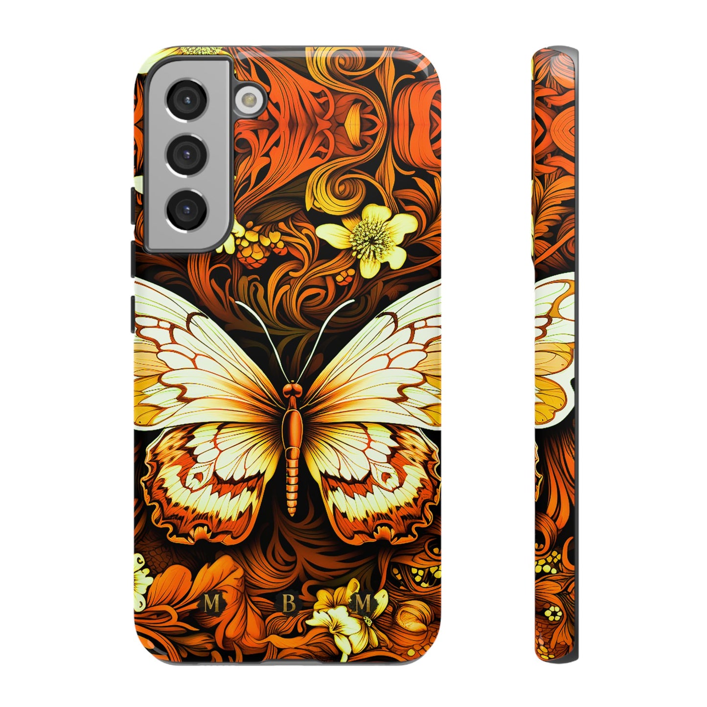 Vintage Orange Samsung Galaxy S Tough Case