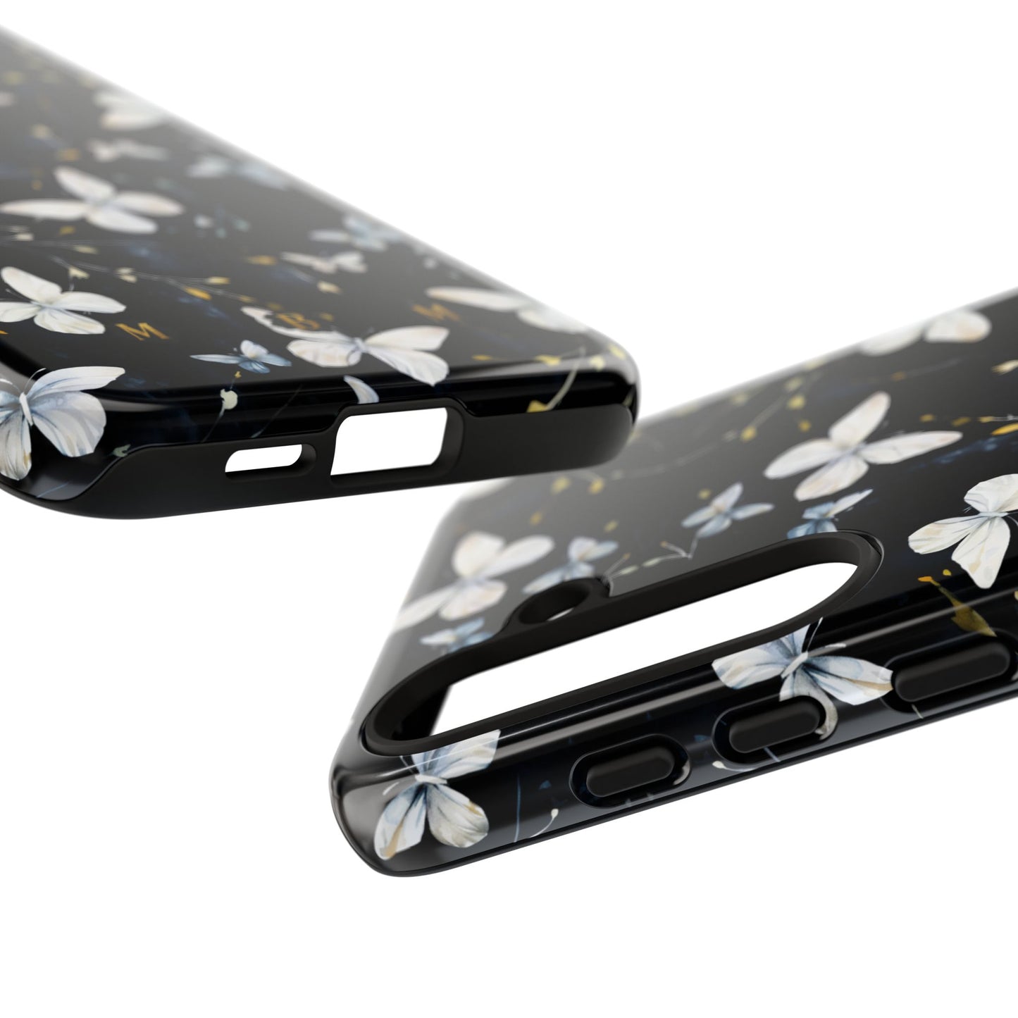 White Butterflies Samsung Galaxy S Tough Case