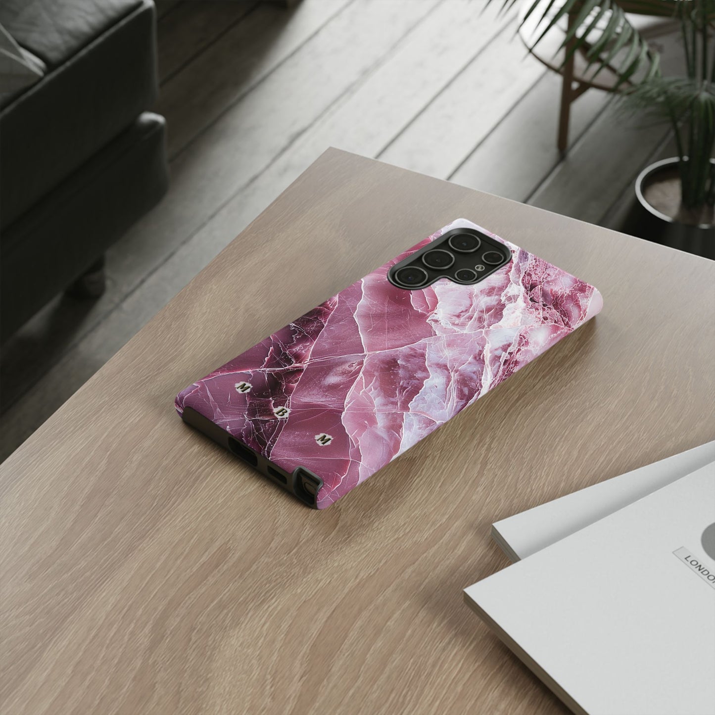 Pink Marble Samsung Galaxy S Tough Case