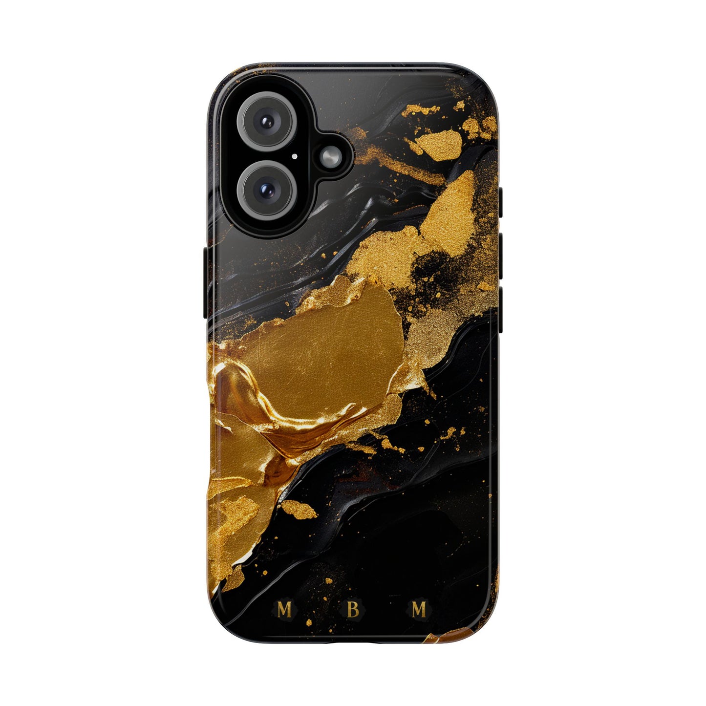 Black Gold iPhone Tough Case
