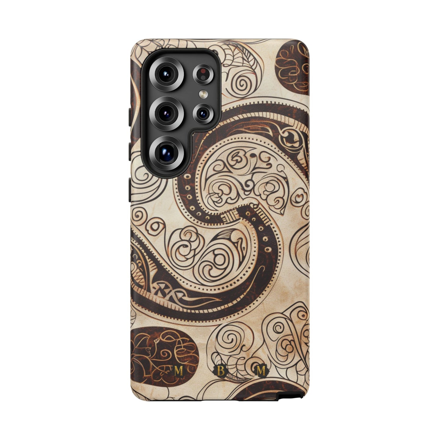 Sepia Scroll Samsung Galaxy S Tough Case