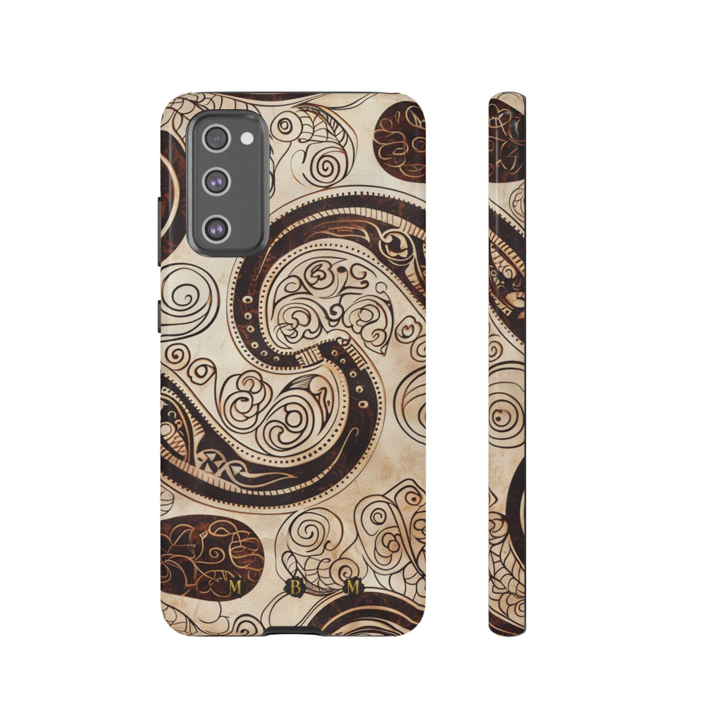 Sepia Scroll Samsung Galaxy S Tough Case