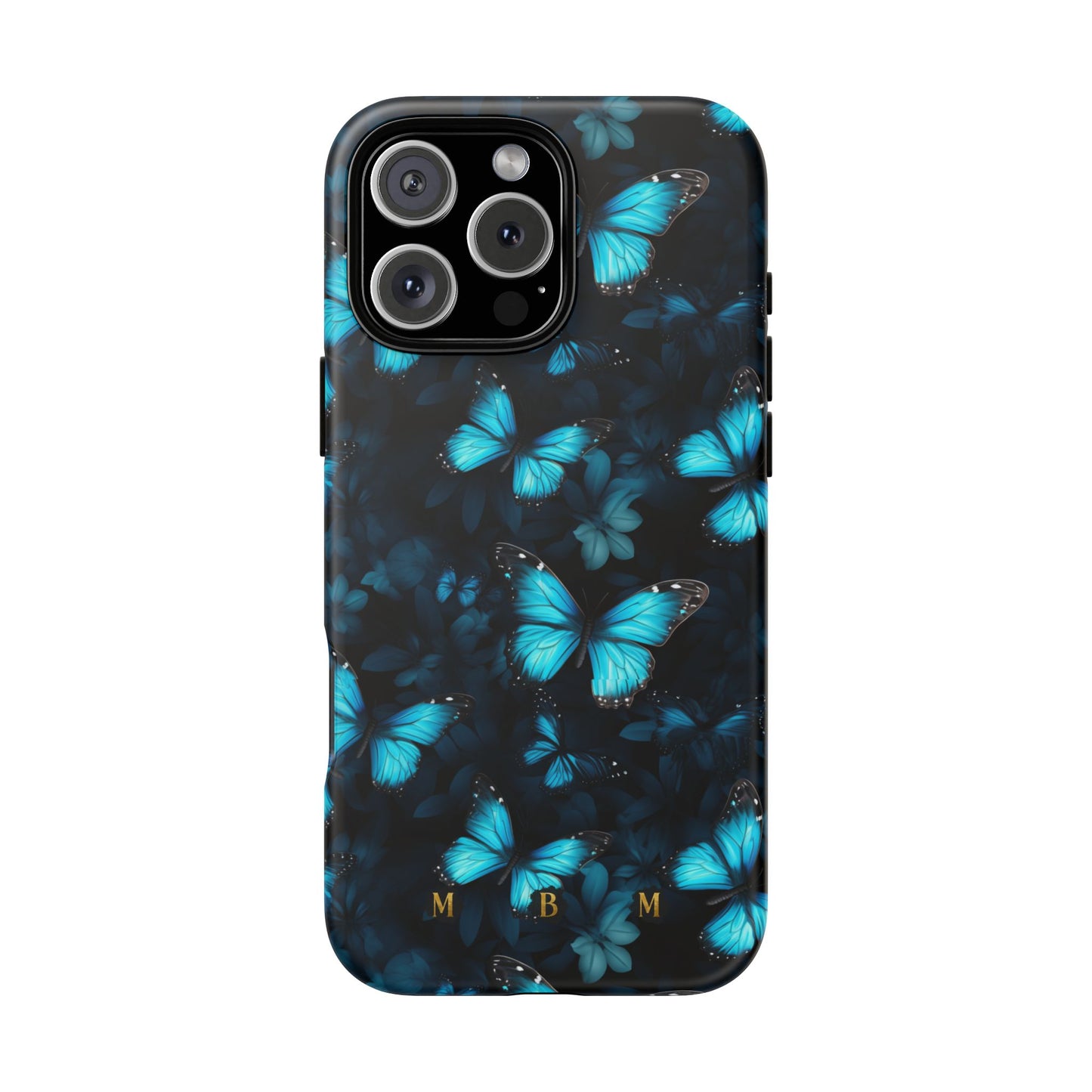 Blue Butterflies iPhone Tough Case
