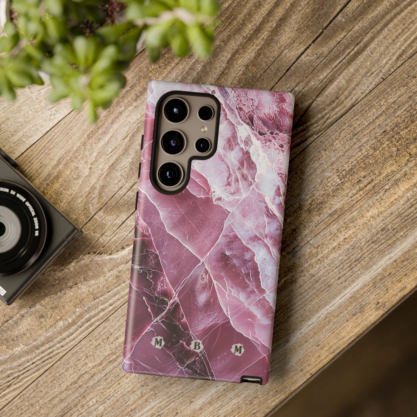 Pink Marble Samsung Galaxy S Tough Case