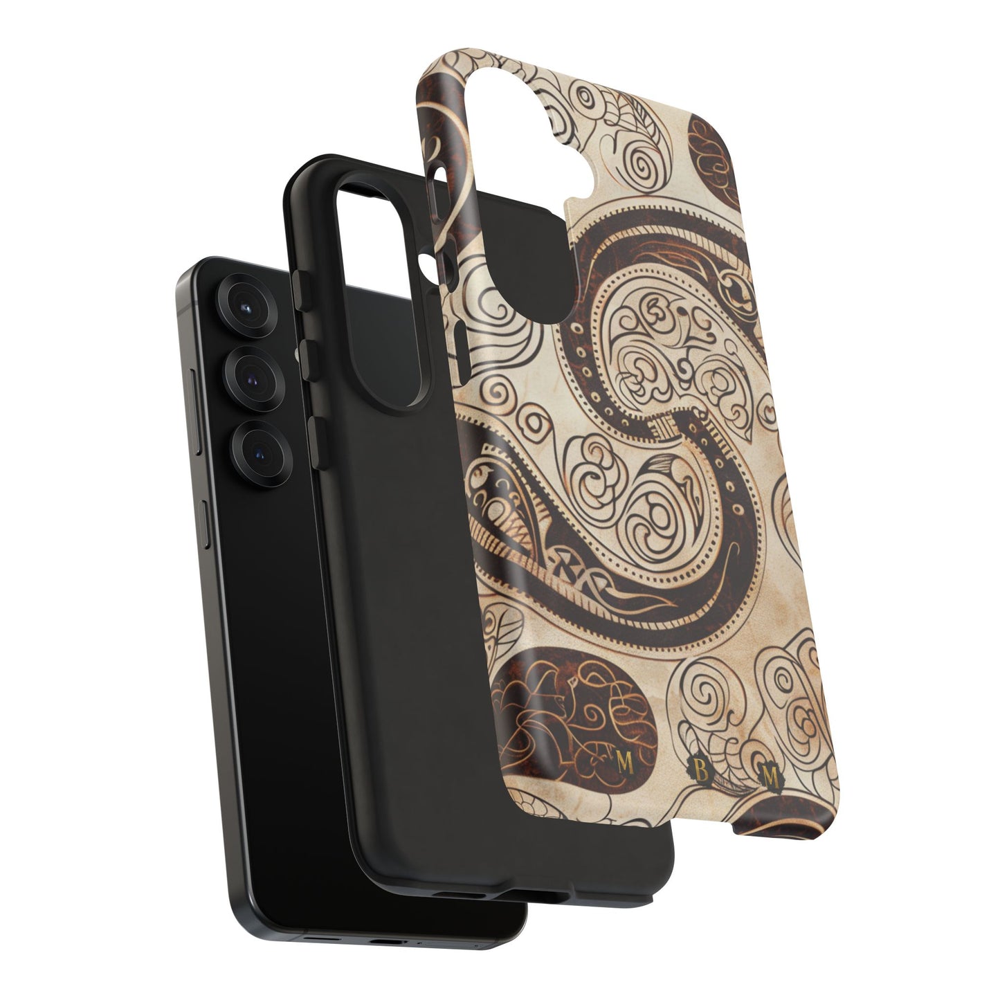 Sepia Scroll Samsung Galaxy S Tough Case