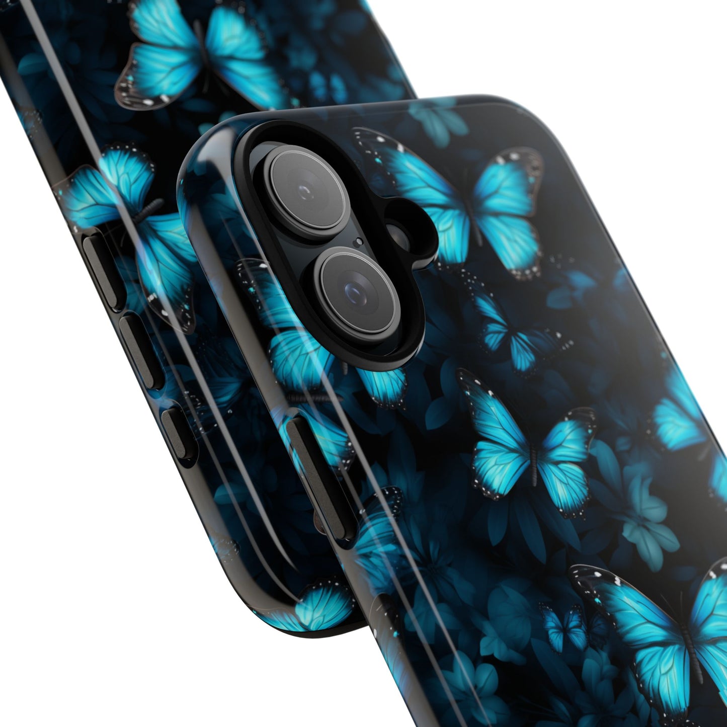 Blue Butterflies iPhone Tough Case