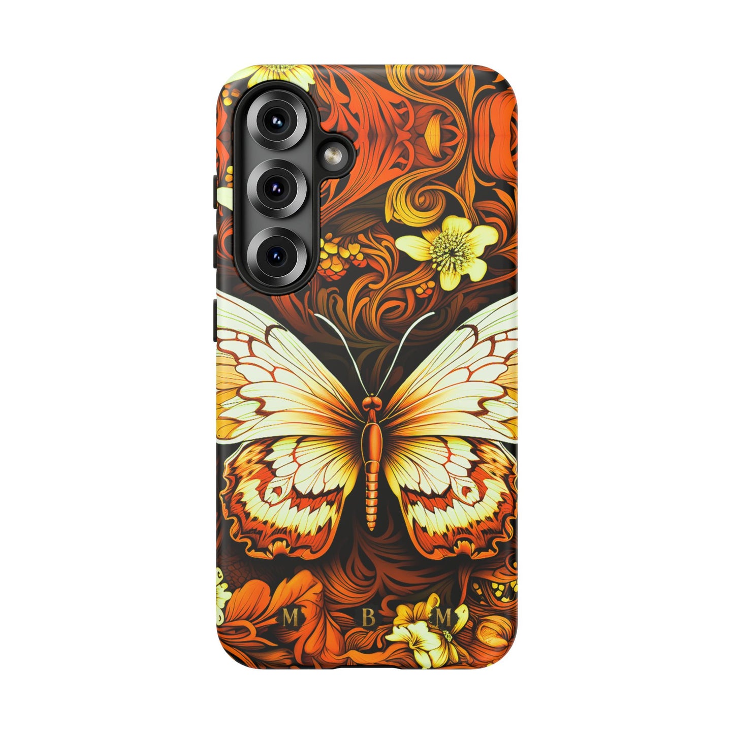 Vintage Orange Samsung Galaxy S Tough Case