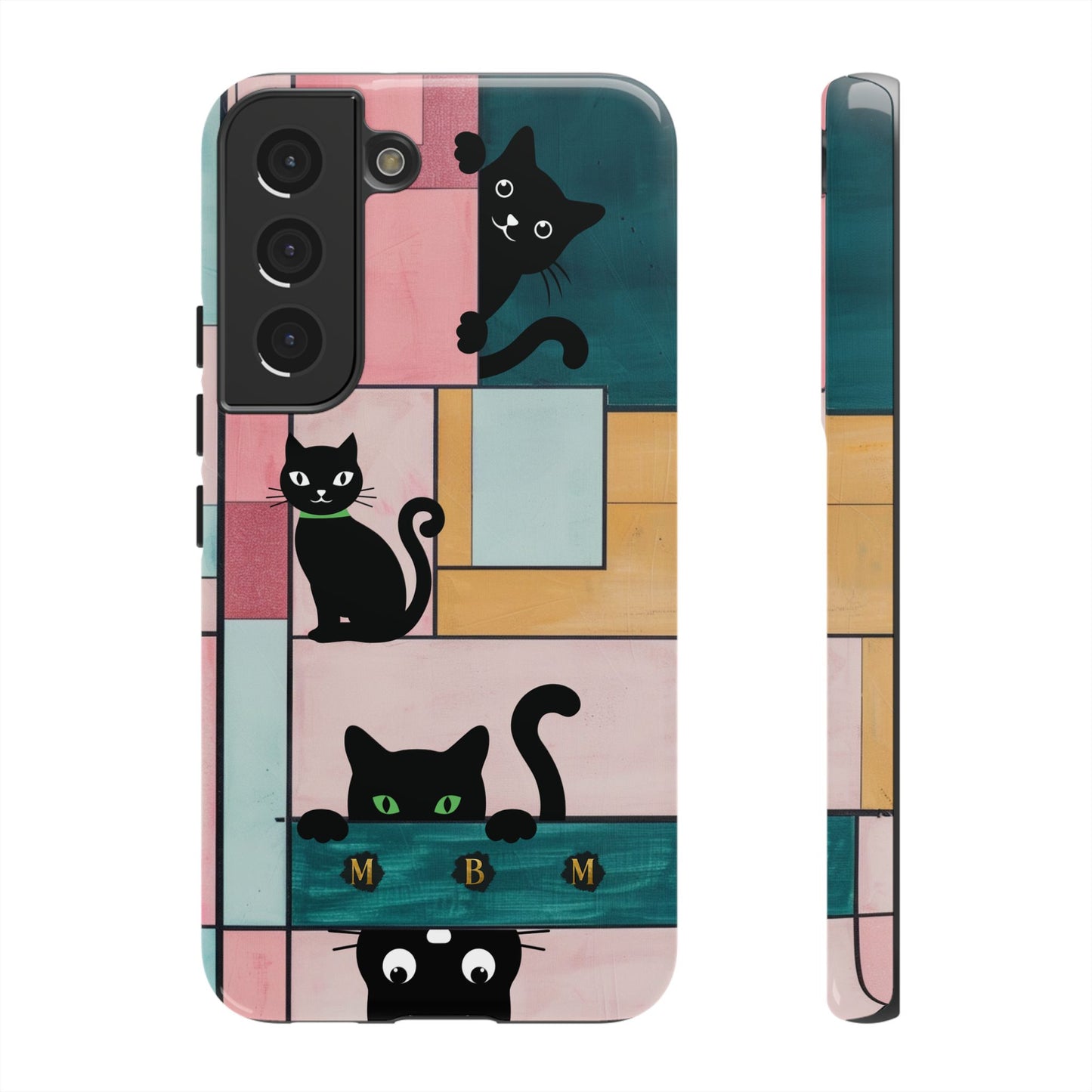 Block Cats Samsung Galaxy S Tough Case