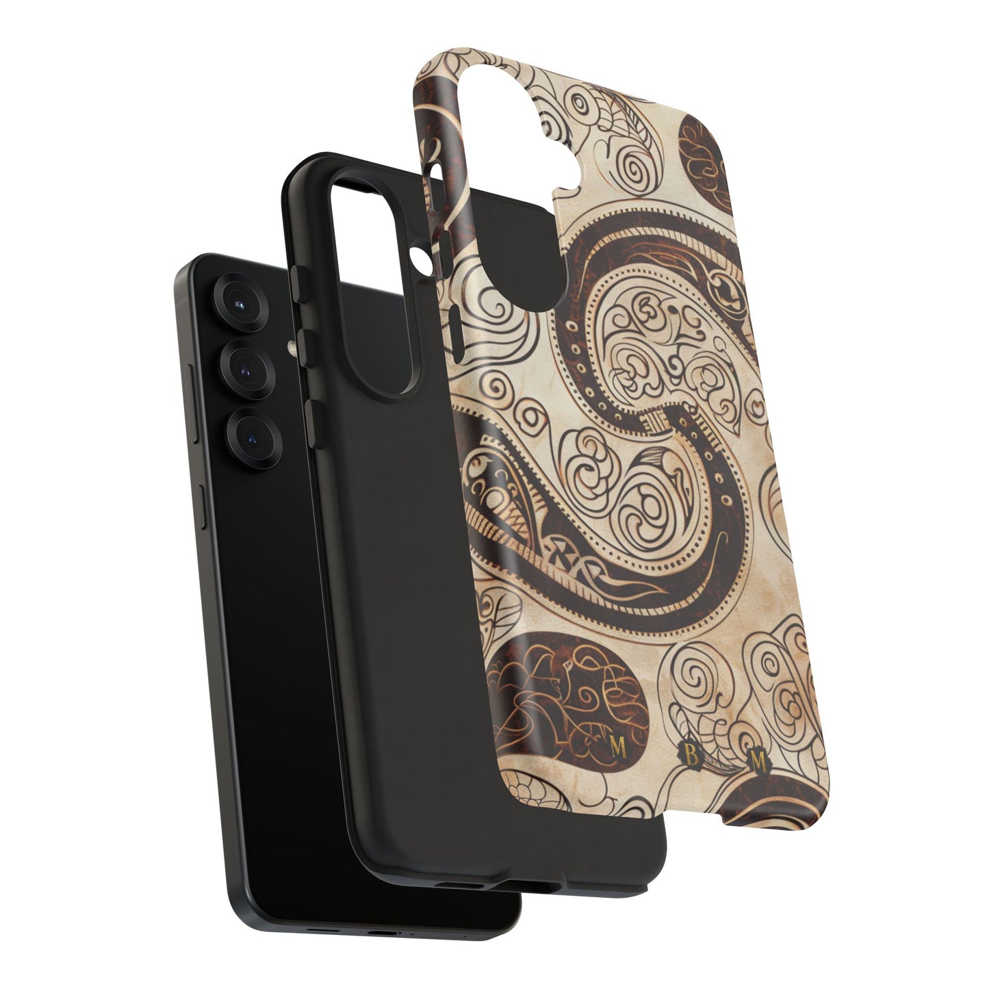 Sepia Scroll Samsung Galaxy S Tough Case