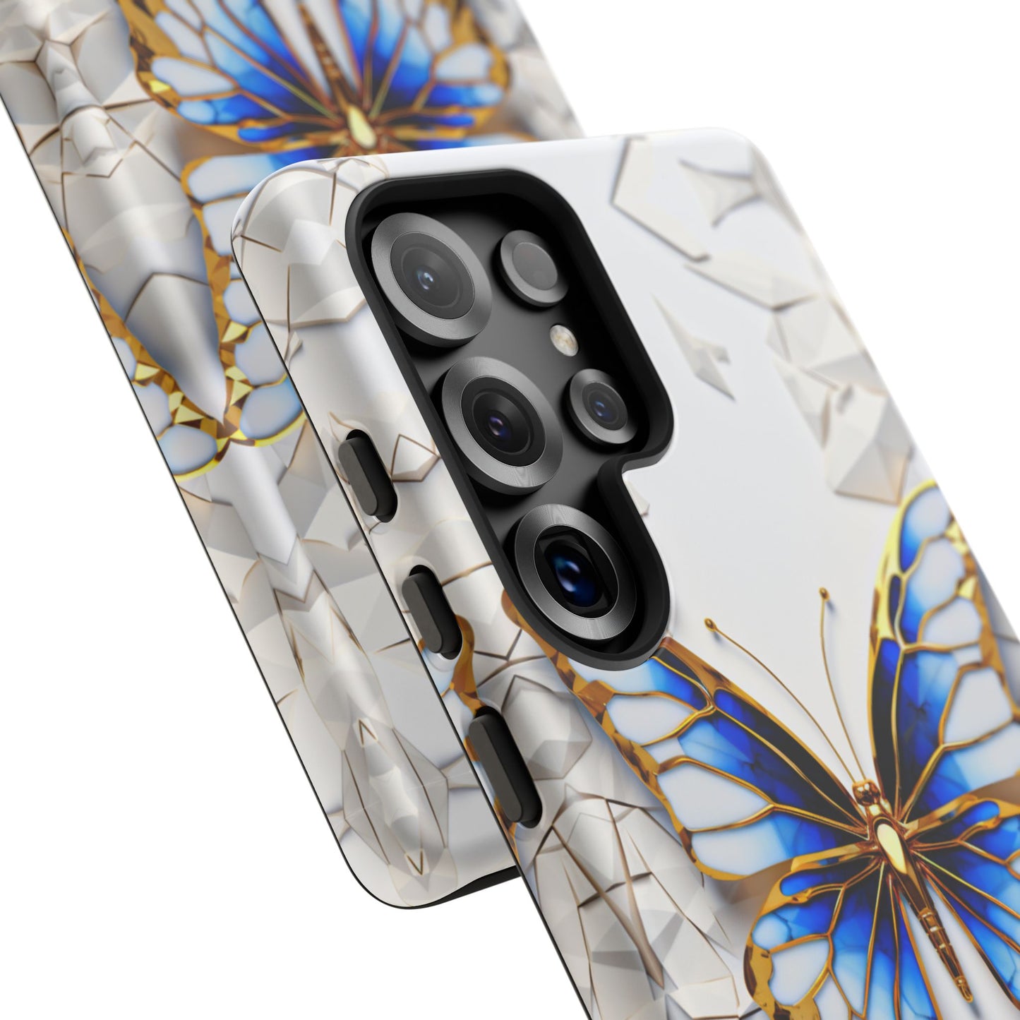 Sapphire Butterfly Samsung Galaxy S Tough Case