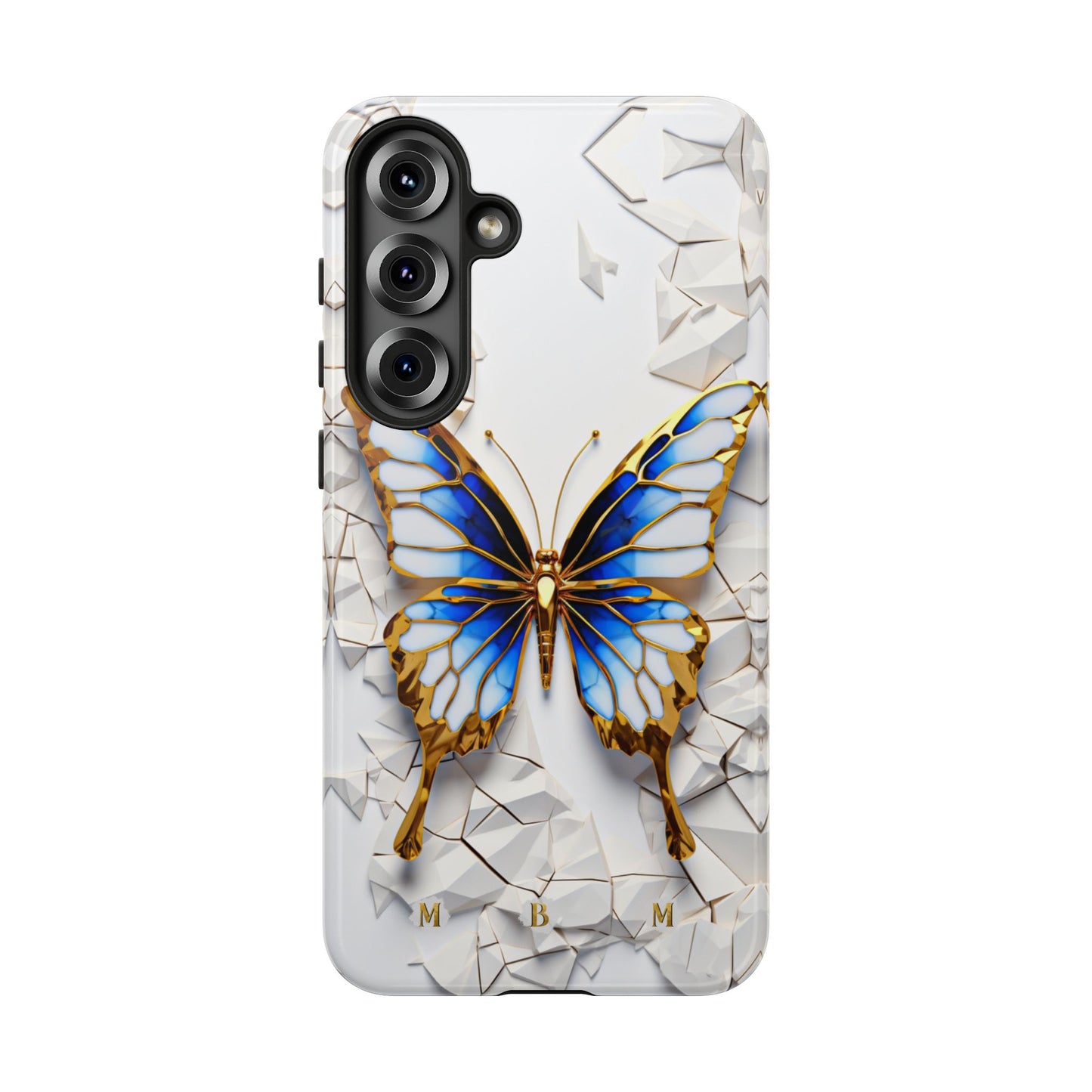 Sapphire Butterfly Samsung Galaxy S Tough Case