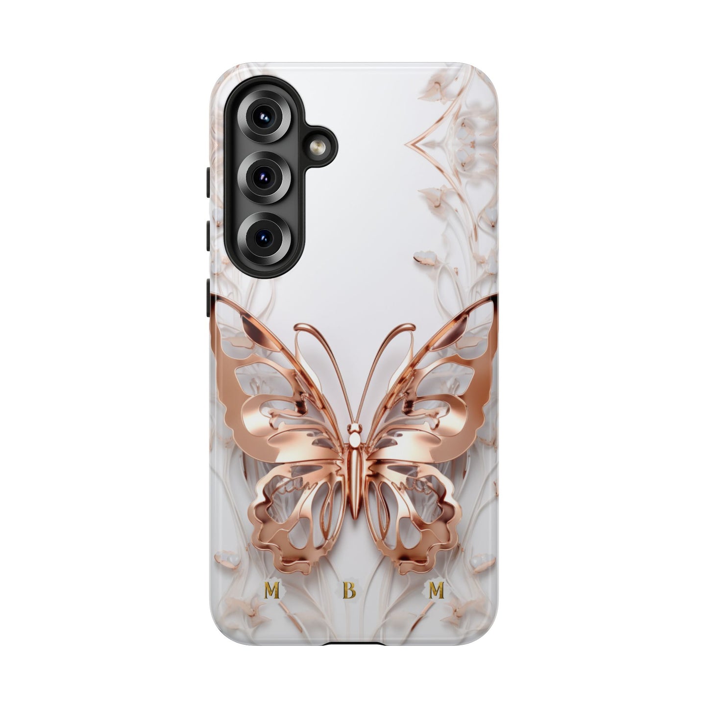 Rose Gold Butterfly Samsung Galaxy S Tough Case