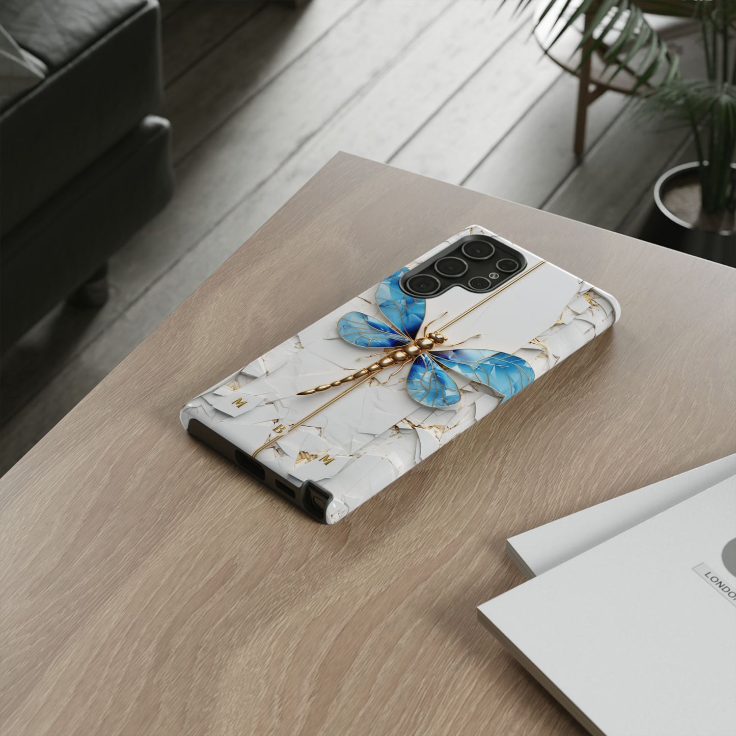 Dragonfly Blue Samsung Galaxy S Tough Case
