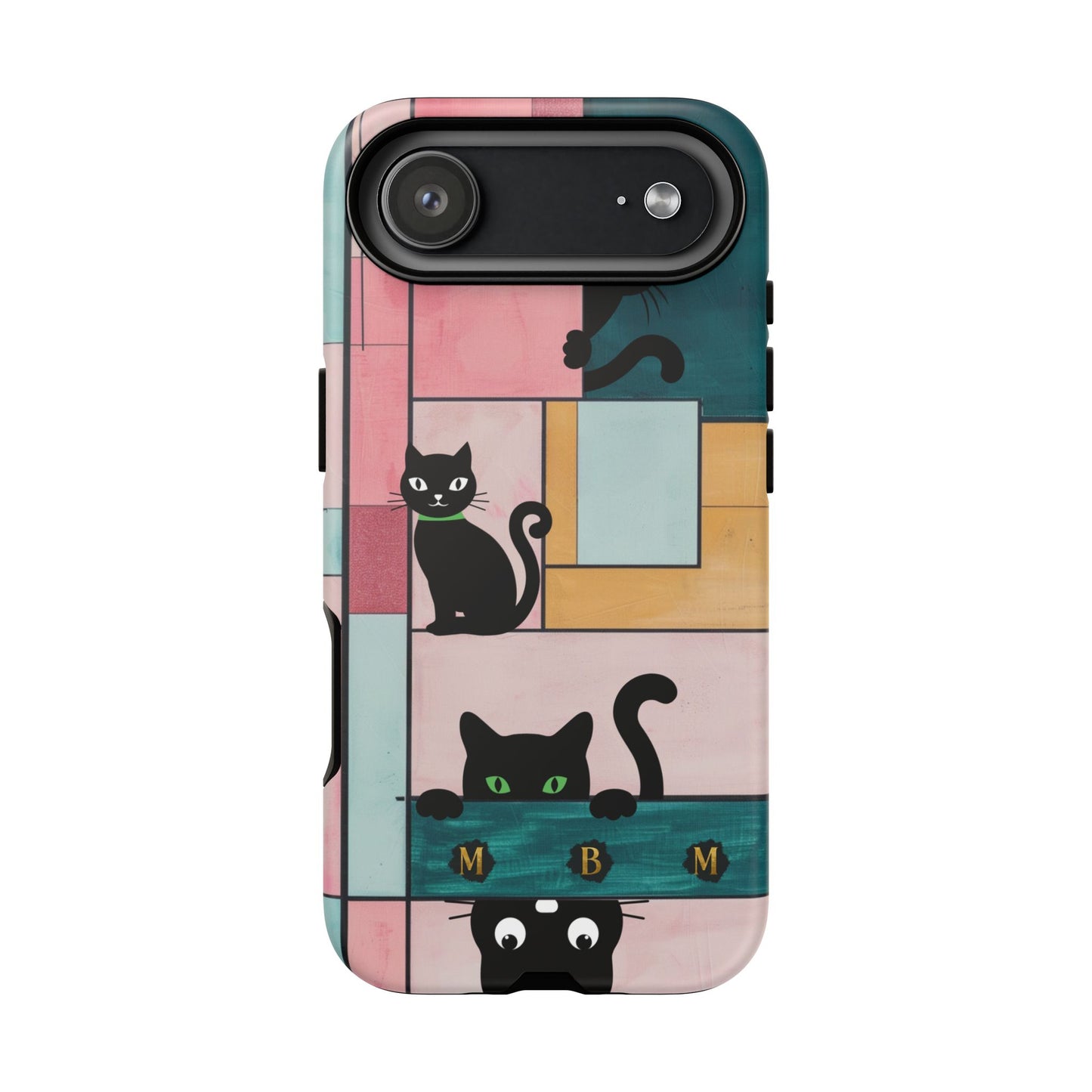 Block Cats iPhone Tough Case