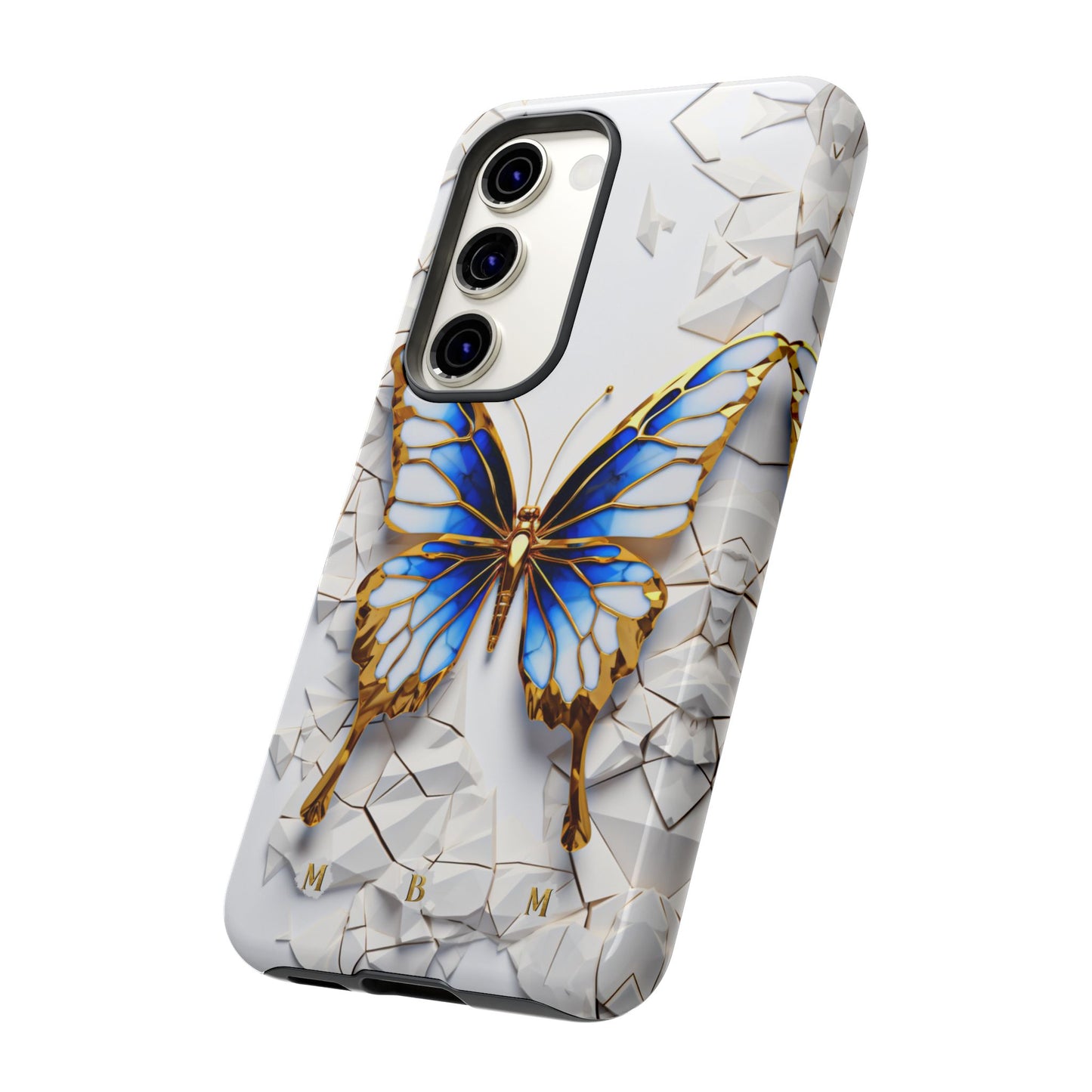 Sapphire Butterfly Samsung Galaxy S Tough Case