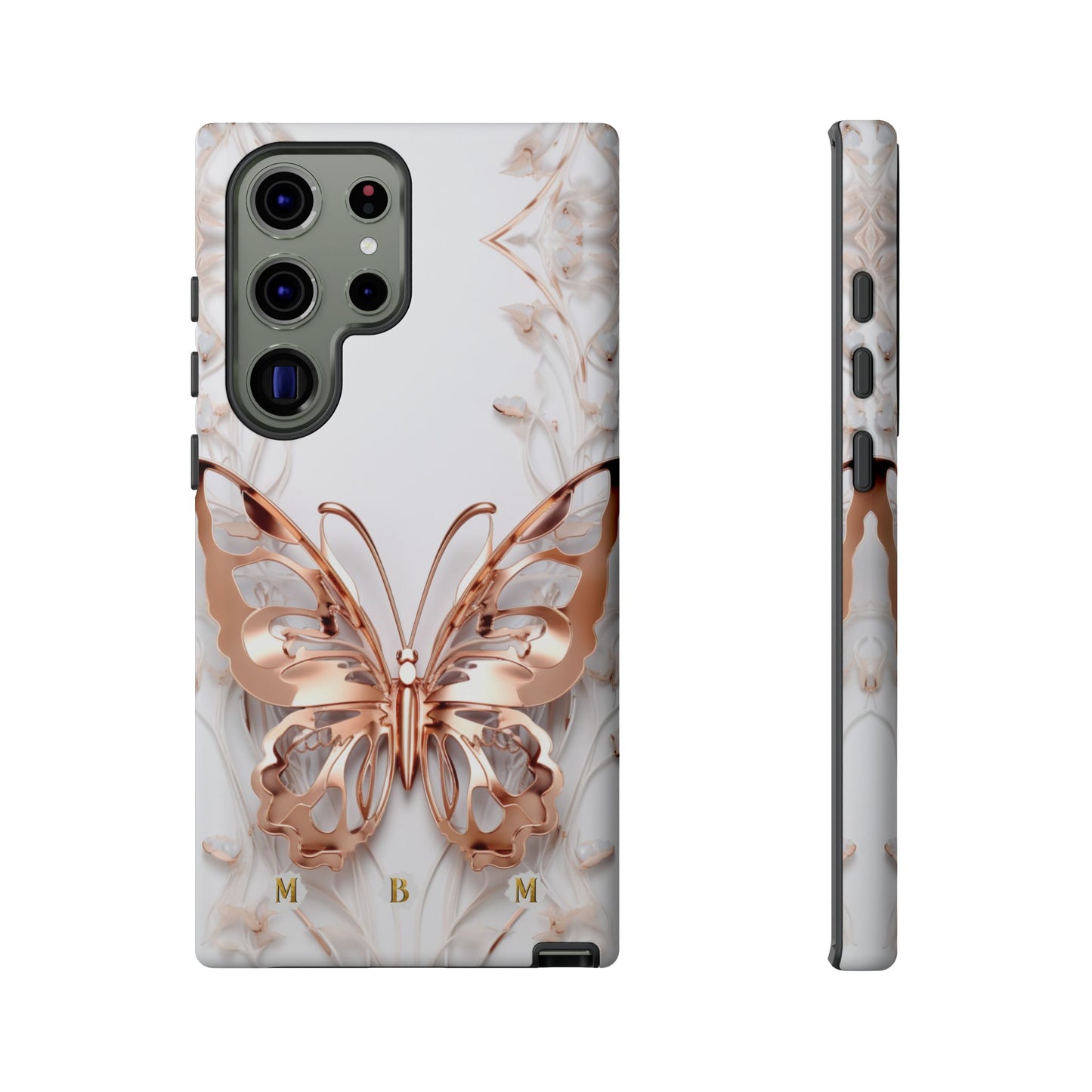 Rose Gold Butterfly Samsung Galaxy S Tough Case