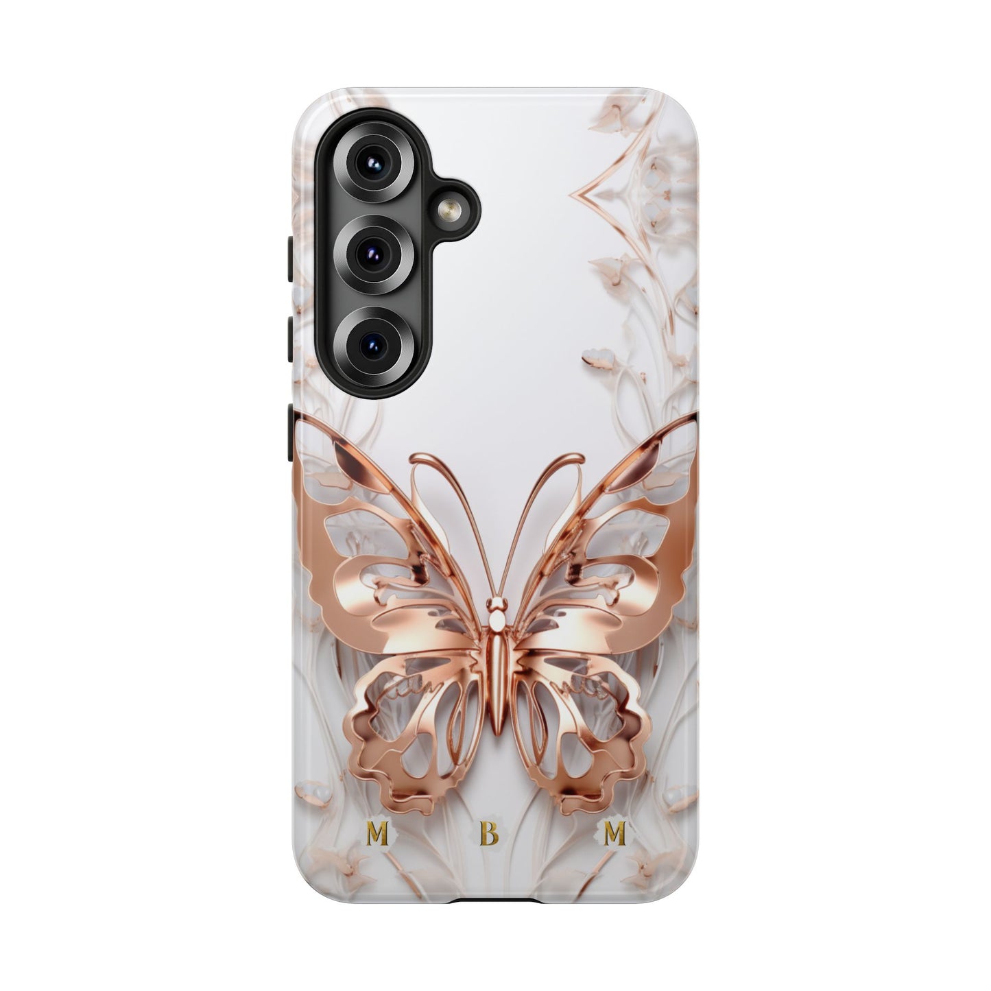 Rose Gold Butterfly Samsung Galaxy S Tough Case