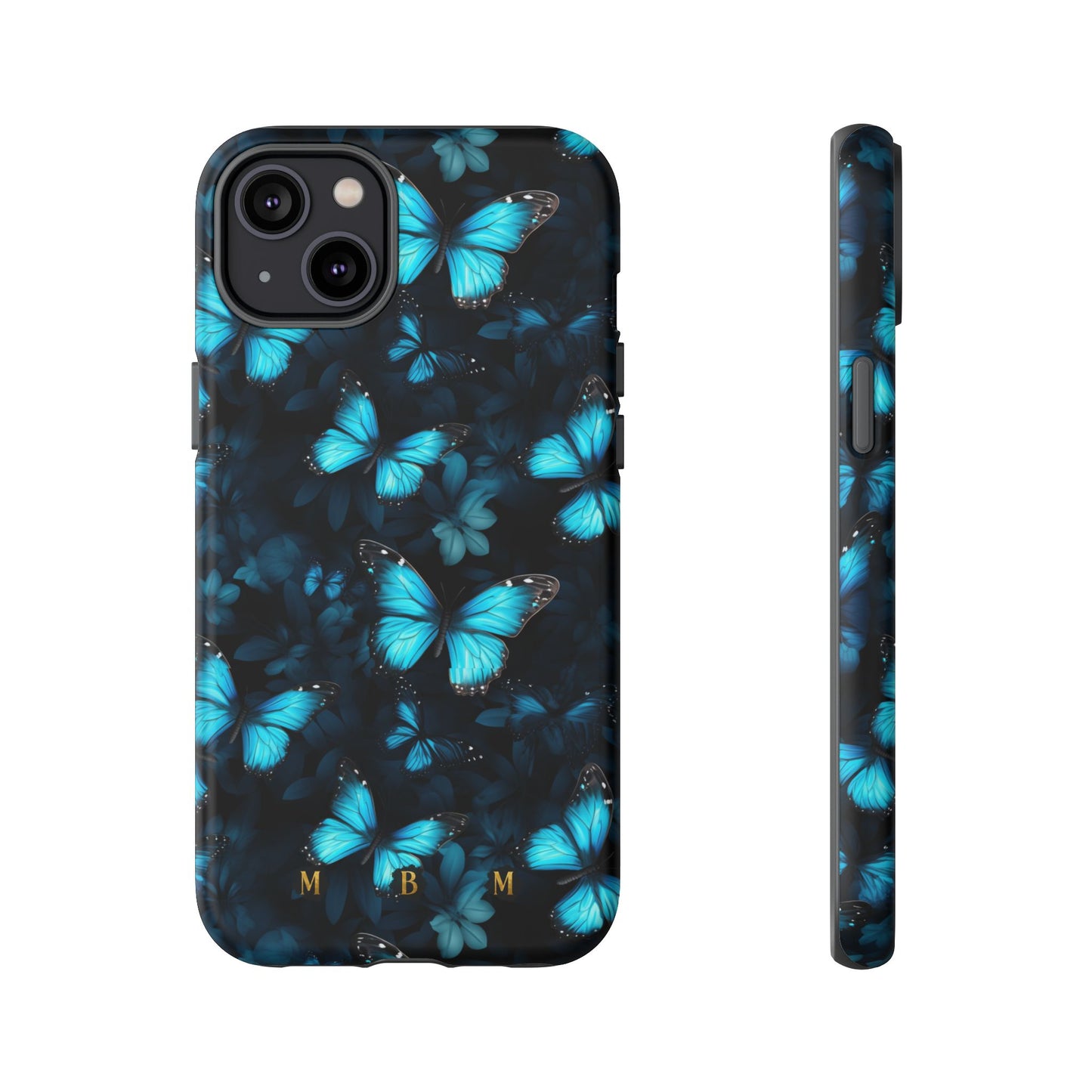 Blue Butterflies iPhone Tough Case