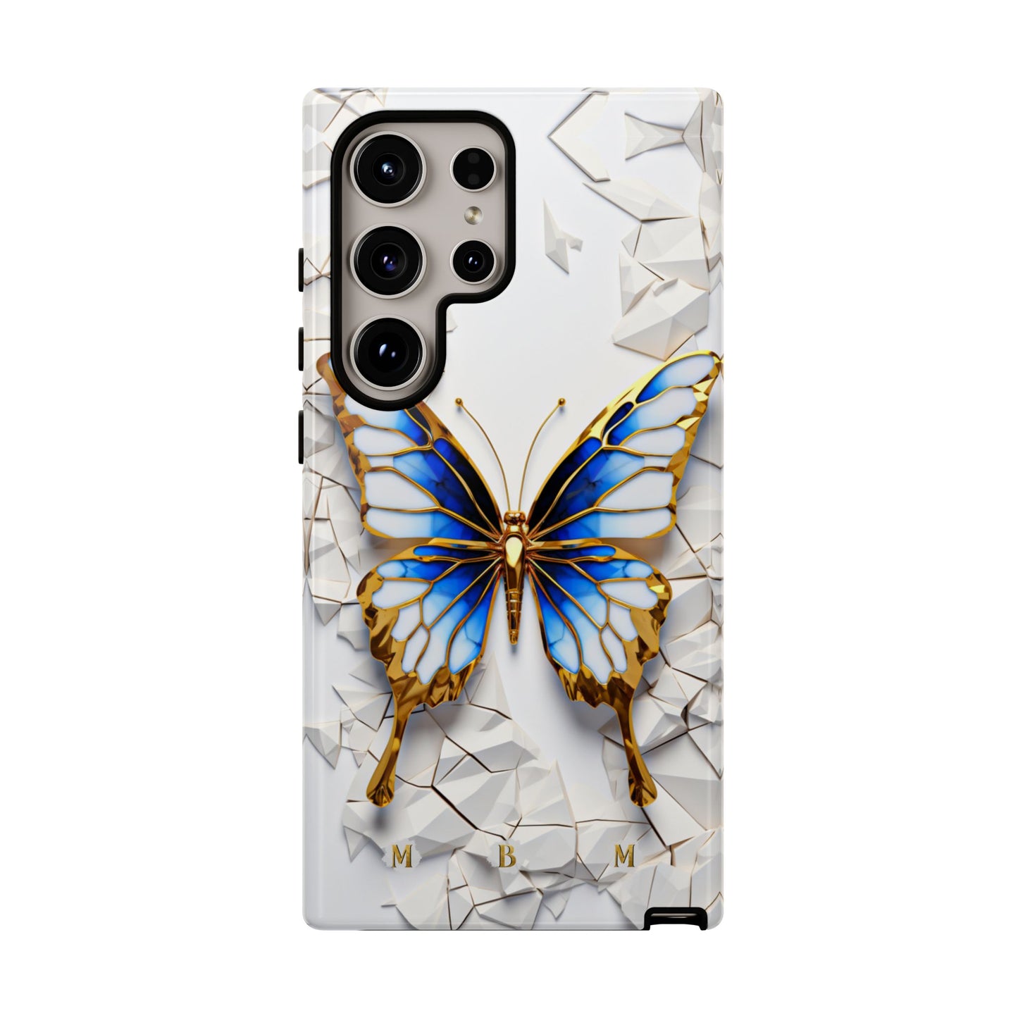 Sapphire Butterfly Samsung Galaxy S Tough Case