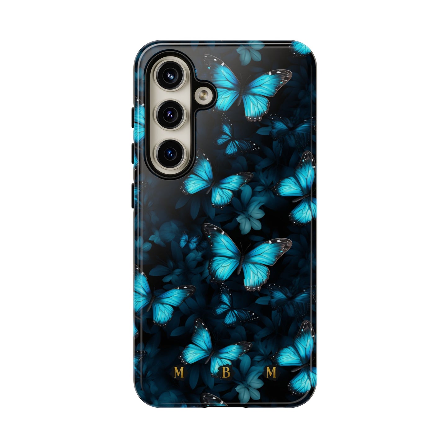 Blue Butterflies Samsung Galaxy S Tough Case