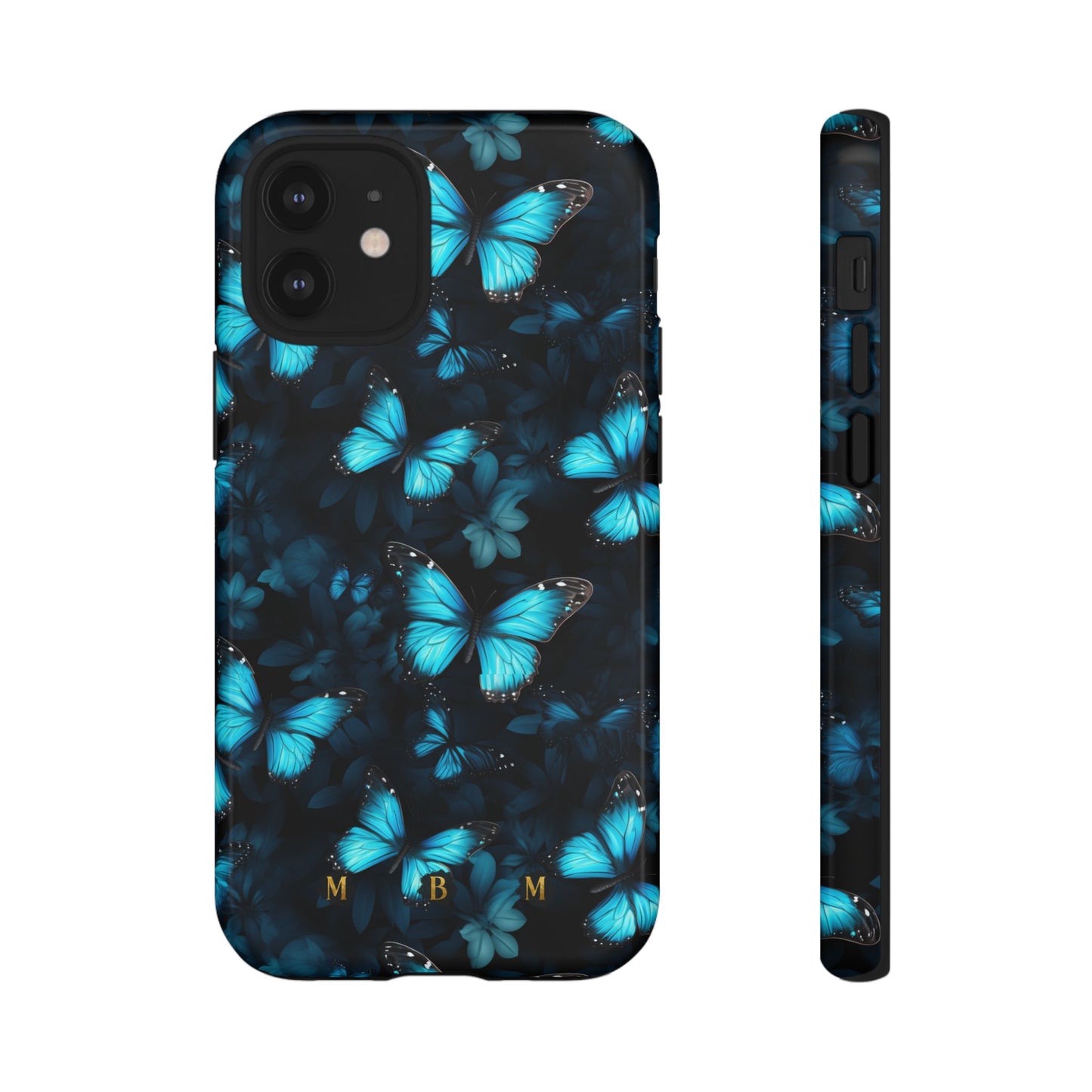 Blue Butterflies iPhone Tough Case