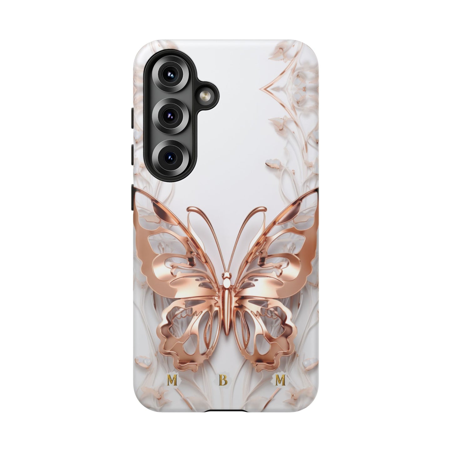 Rose Gold Butterfly Samsung Galaxy S Tough Case