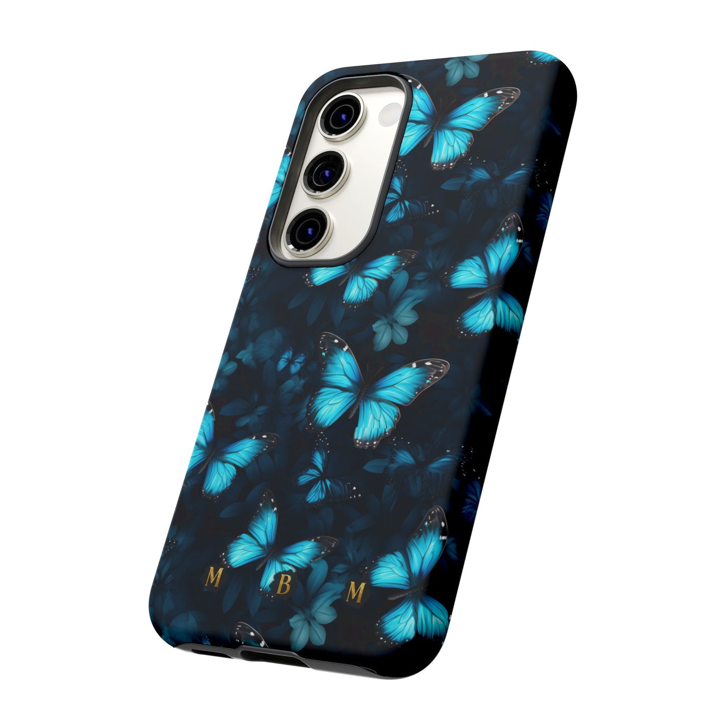 Blue Butterflies Samsung Galaxy S Tough Case