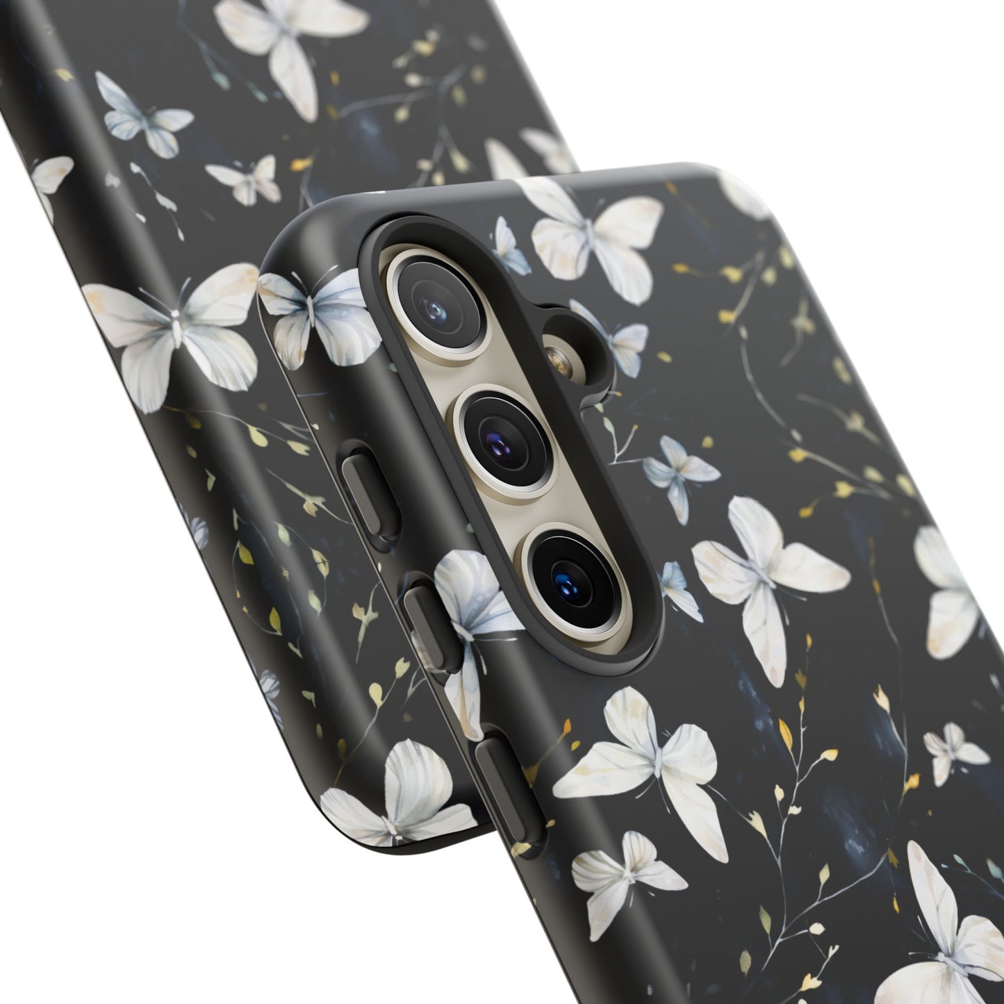 White Butterflies Samsung Galaxy S Tough Case