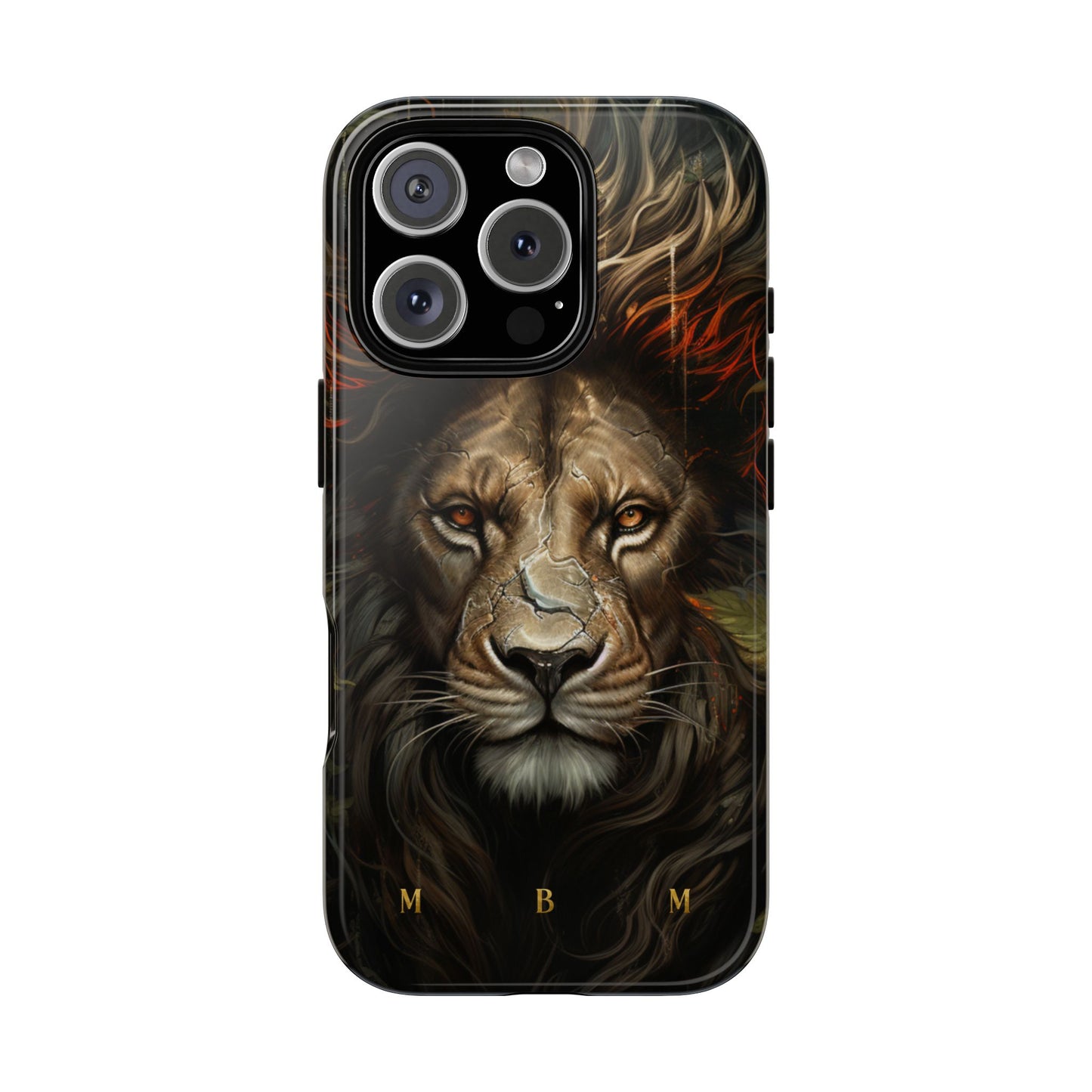 Dark Lion iPhone Tough Case