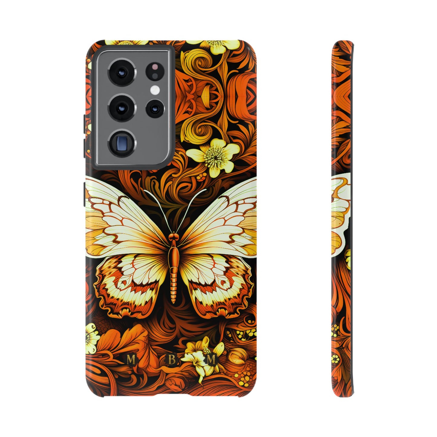 Vintage Orange Samsung Galaxy S Tough Case