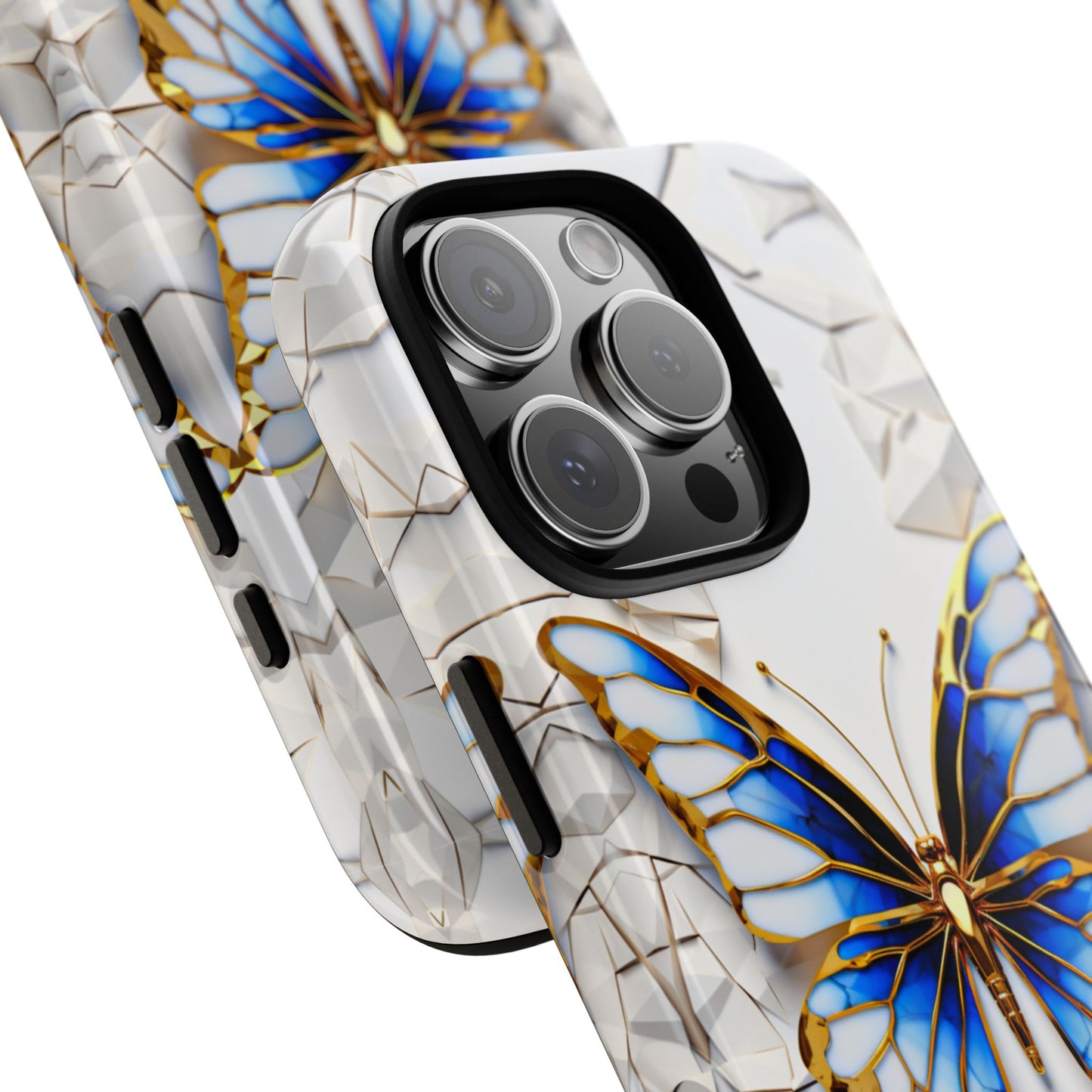 Sapphire Butterfly iPhone Tough Case