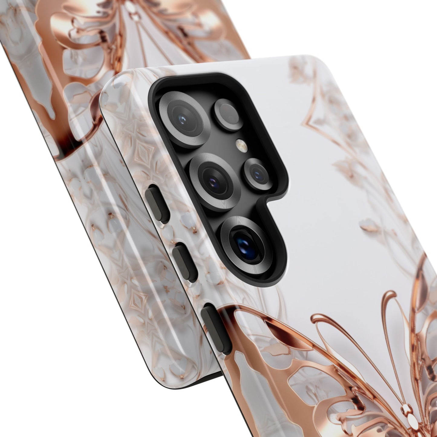 Rose Gold Butterfly Samsung Galaxy S Tough Case
